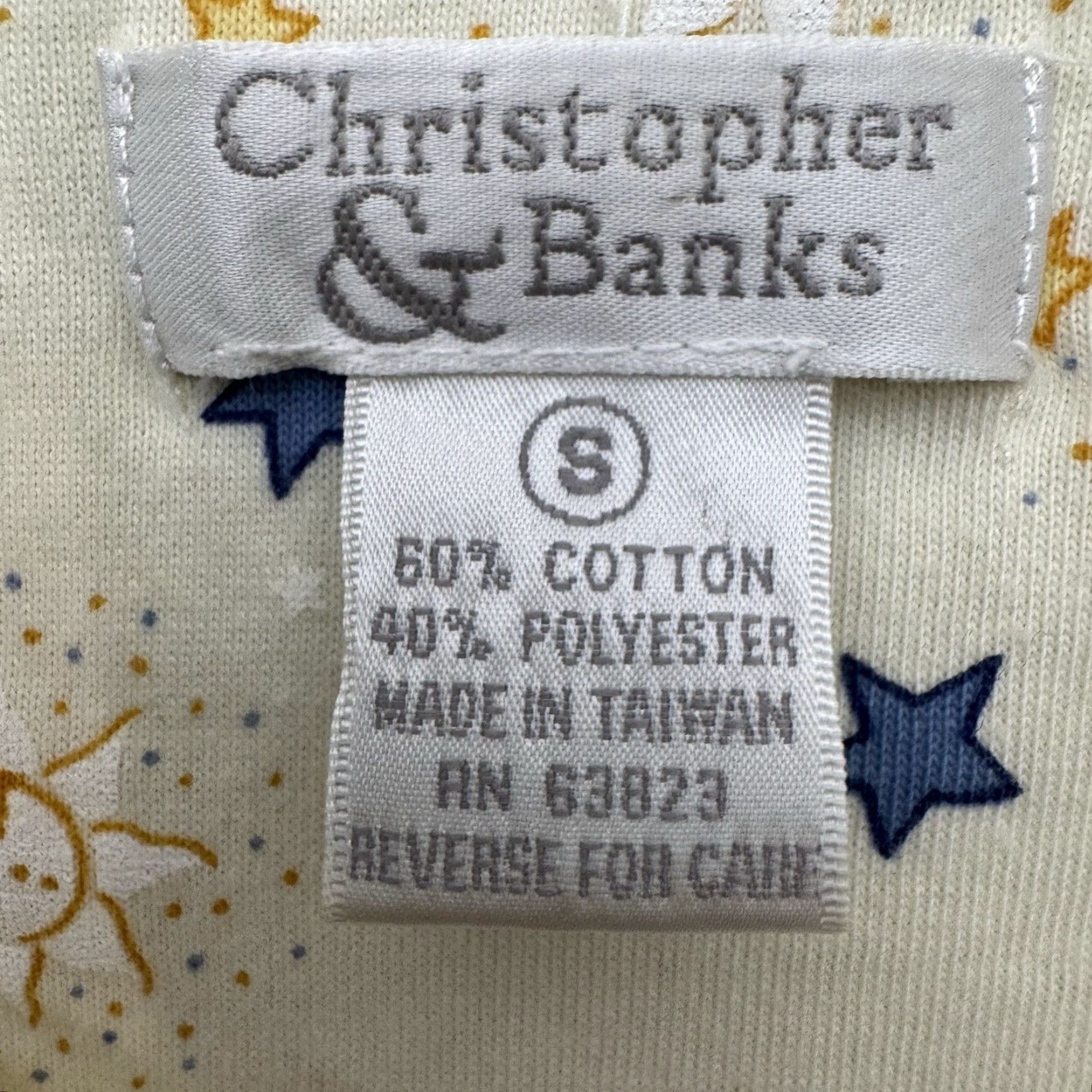 Vintage VINTAGE Christopher & Banks Pajama Shirt S Yellow Moon Stars Cottagecore Coquette Shirt Womens S Size S / US 4 / IT 40 - 4 Thumbnail