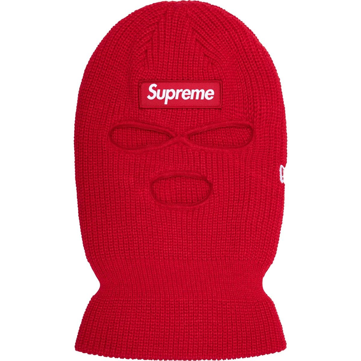 New Era × Supreme Supreme New Era Box Logo Balaclava Red Size ONE SIZE - 1 Thumbnail