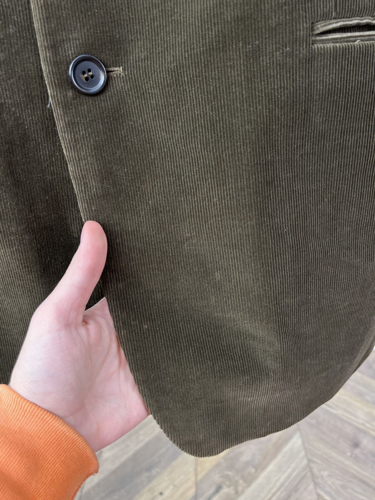 Ermenegildo Zegna Vintage Ermenegildo Zegna Fabric x Mientus Corduroy Blazer Size 54R - 4 Thumbnail