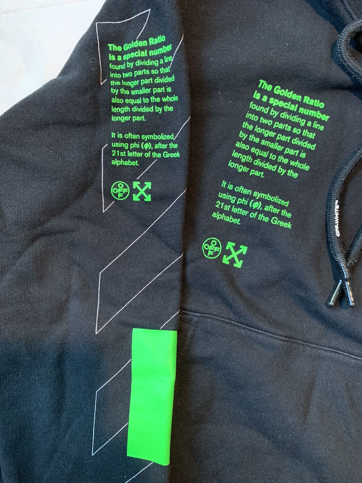 Off-White OFF-WHITE SS20 Arch Shapes Hoodie Size US M / EU 48-50 / 2 - 5 Thumbnail