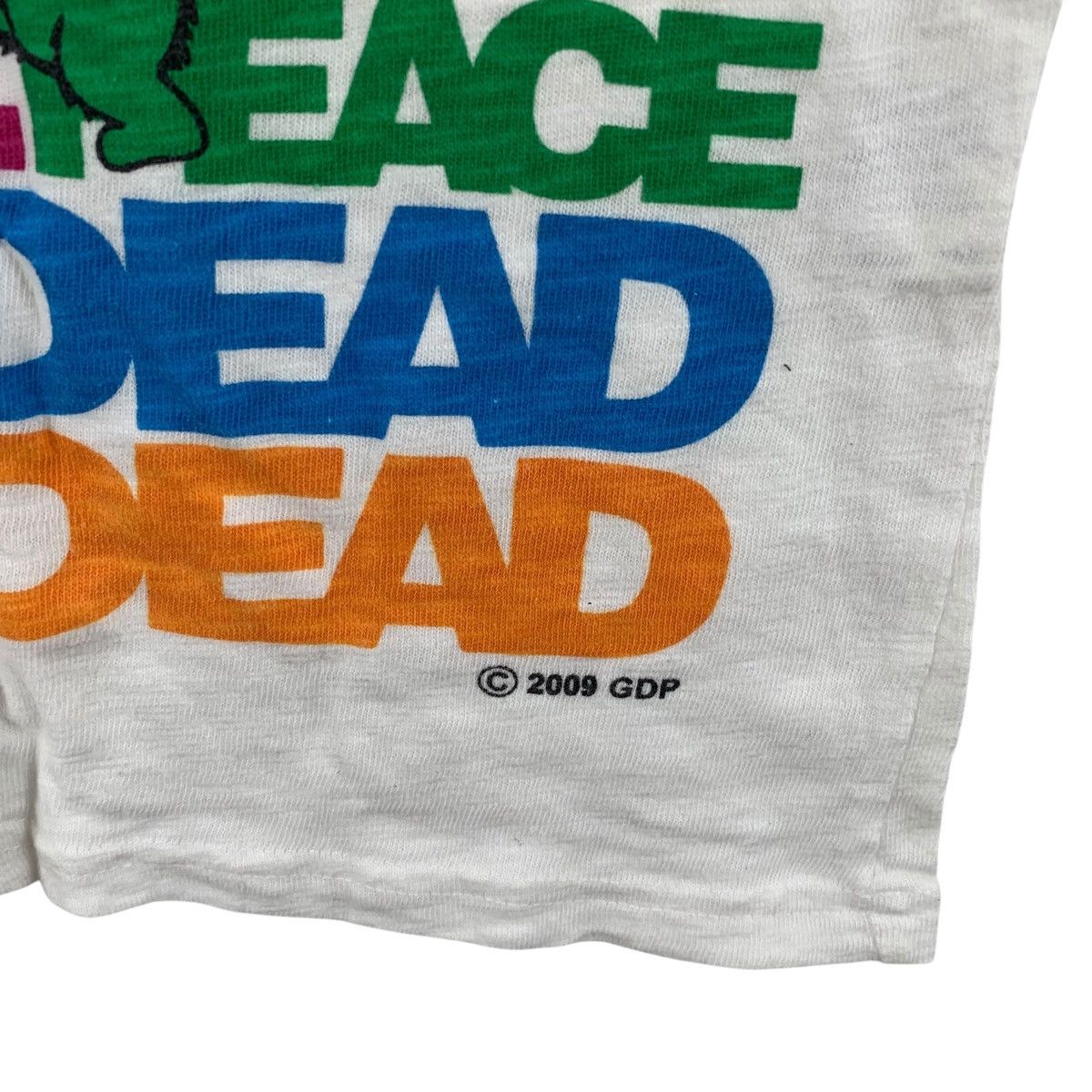 Band Tees GRATEFUL DEAD BAND 2009 Love Peace Tour Tee Shirt Top Size M / US 6-8 / IT 42-44 - 6 Thumbnail