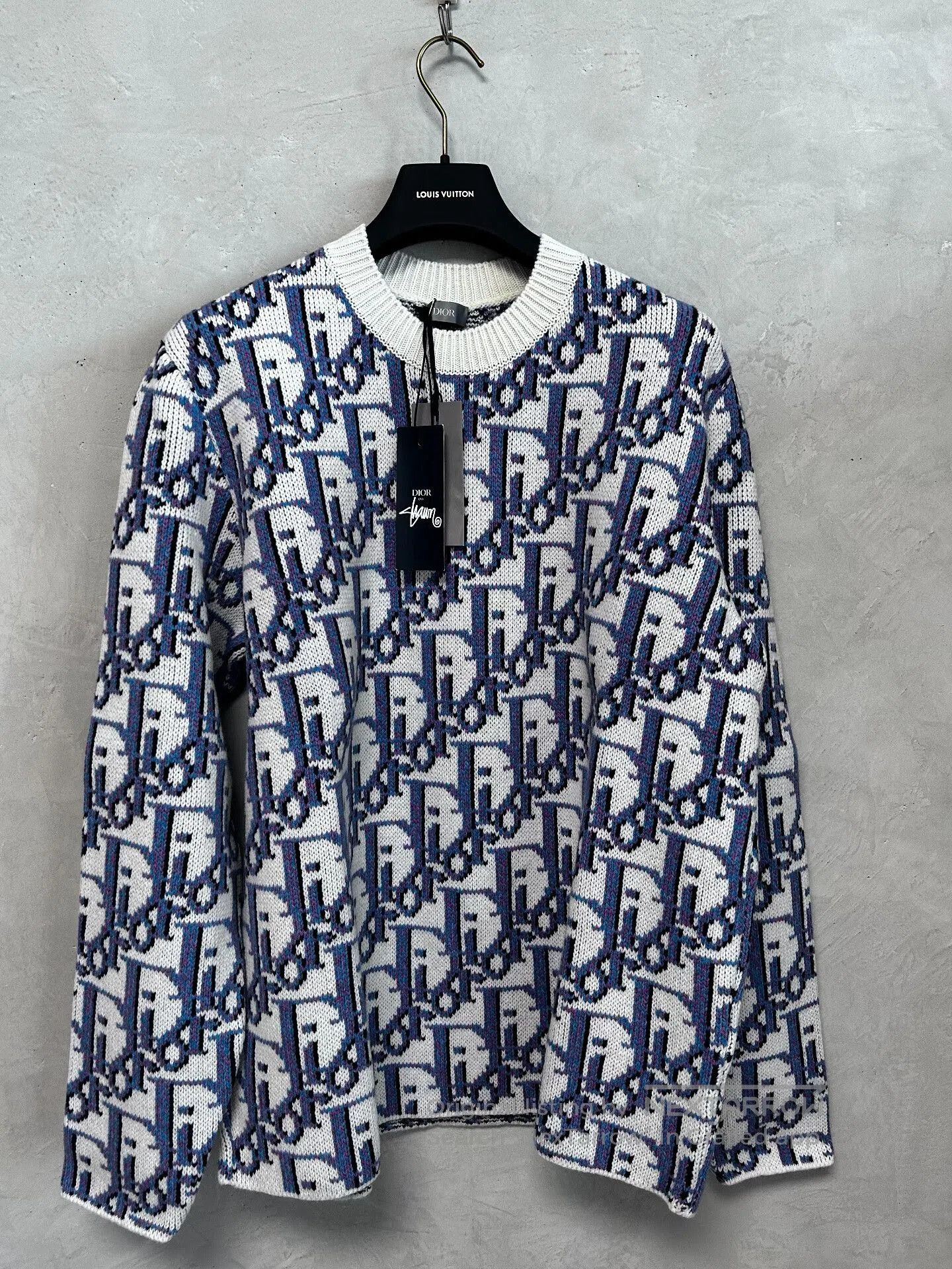Dior Dior Stussy Logo Knit Sweater XL. Size US XL / EU 56 / 4 - 1 Thumbnail