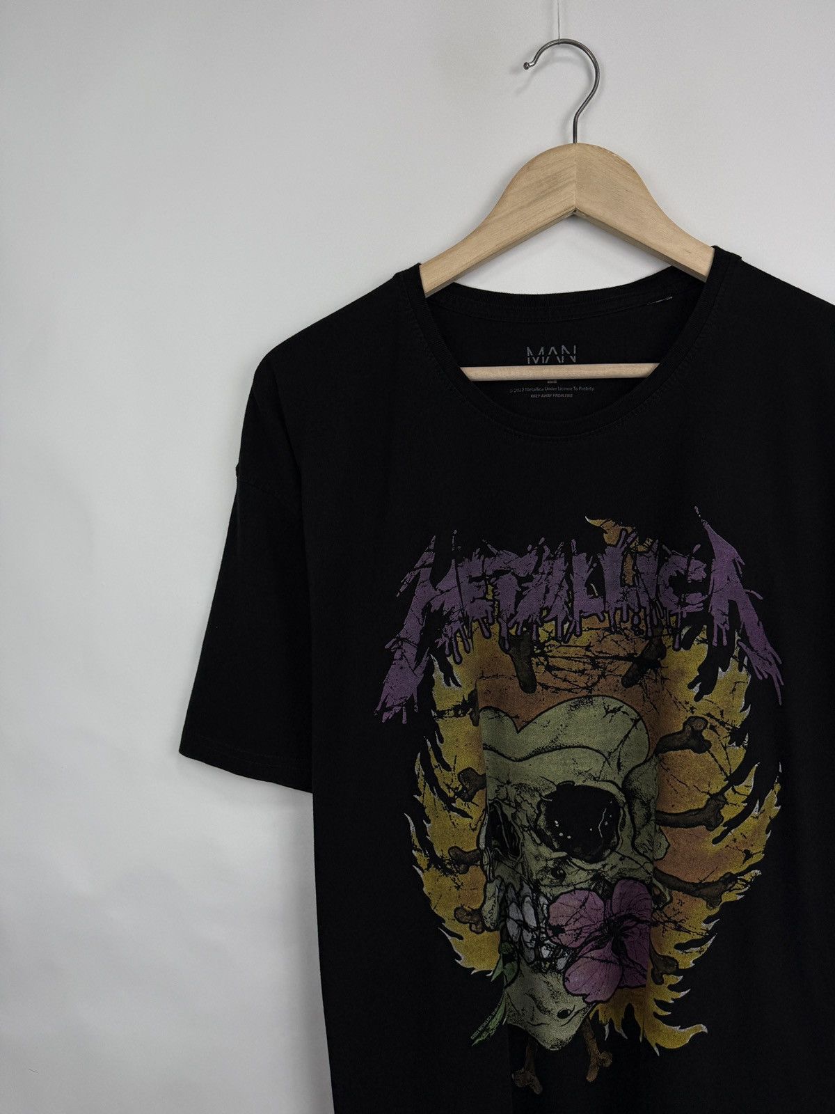 Metallica 💀🇺🇸 Vintage Metallica Pushead Skull Rock Band Retro T-Shirt Size US XL / EU 56 / 4 - 2 Thumbnail