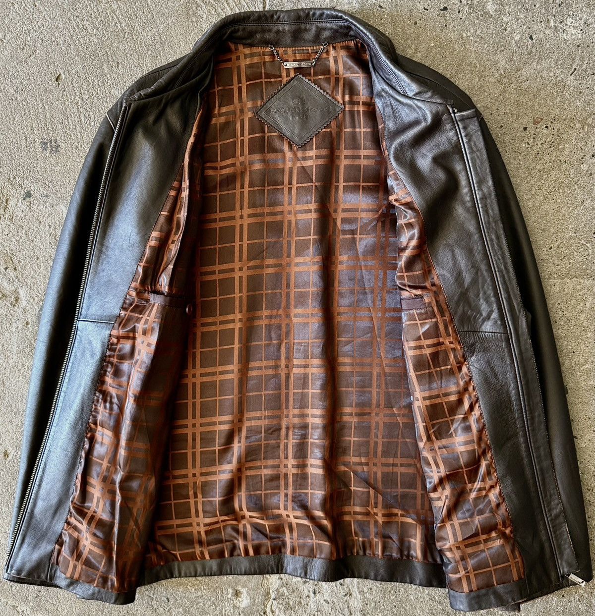 Balenciaga Balenciaga - 1997 - Nicolas Ghesquière -Zip Lambskin Leather Size US XXL / EU 58 / 5 - 11 Thumbnail