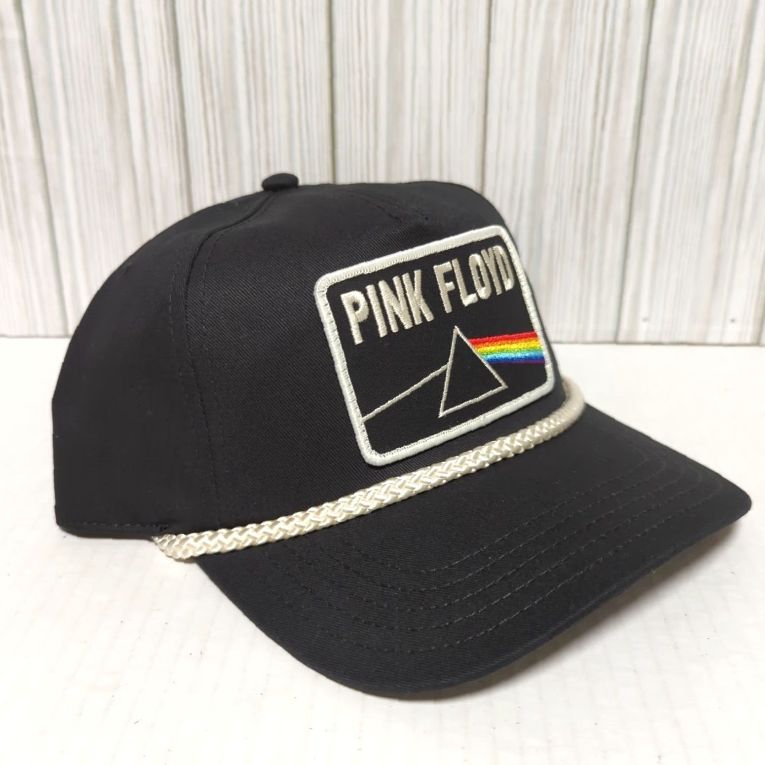 American Needle American Needle Pink Floyd Hat Cap Snapback Band Concert Tour Black Rope Trucker Men Size ONE SIZE - 4 Thumbnail