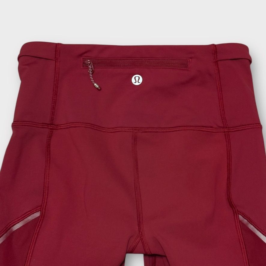 Lululemon NWT Lululemon Run With The Sun Crop 4 Rosewood Luxtreme Mesh Size 27" / US 4 / IT 40 - 5 Thumbnail