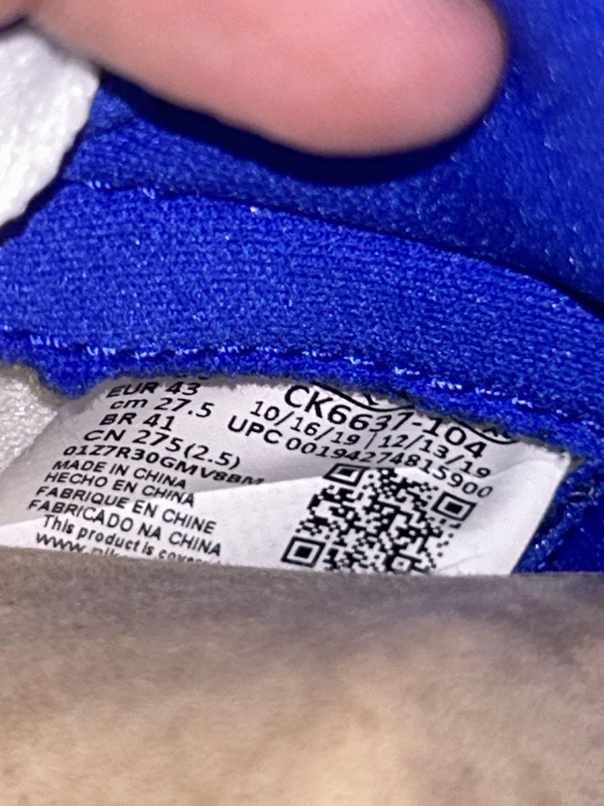 Jordan Brand Size 9.5 - Air Jordan 1 Zoom High Racer Blue Preowned Size US 9.5 / EU 42-43 - 9 Thumbnail
