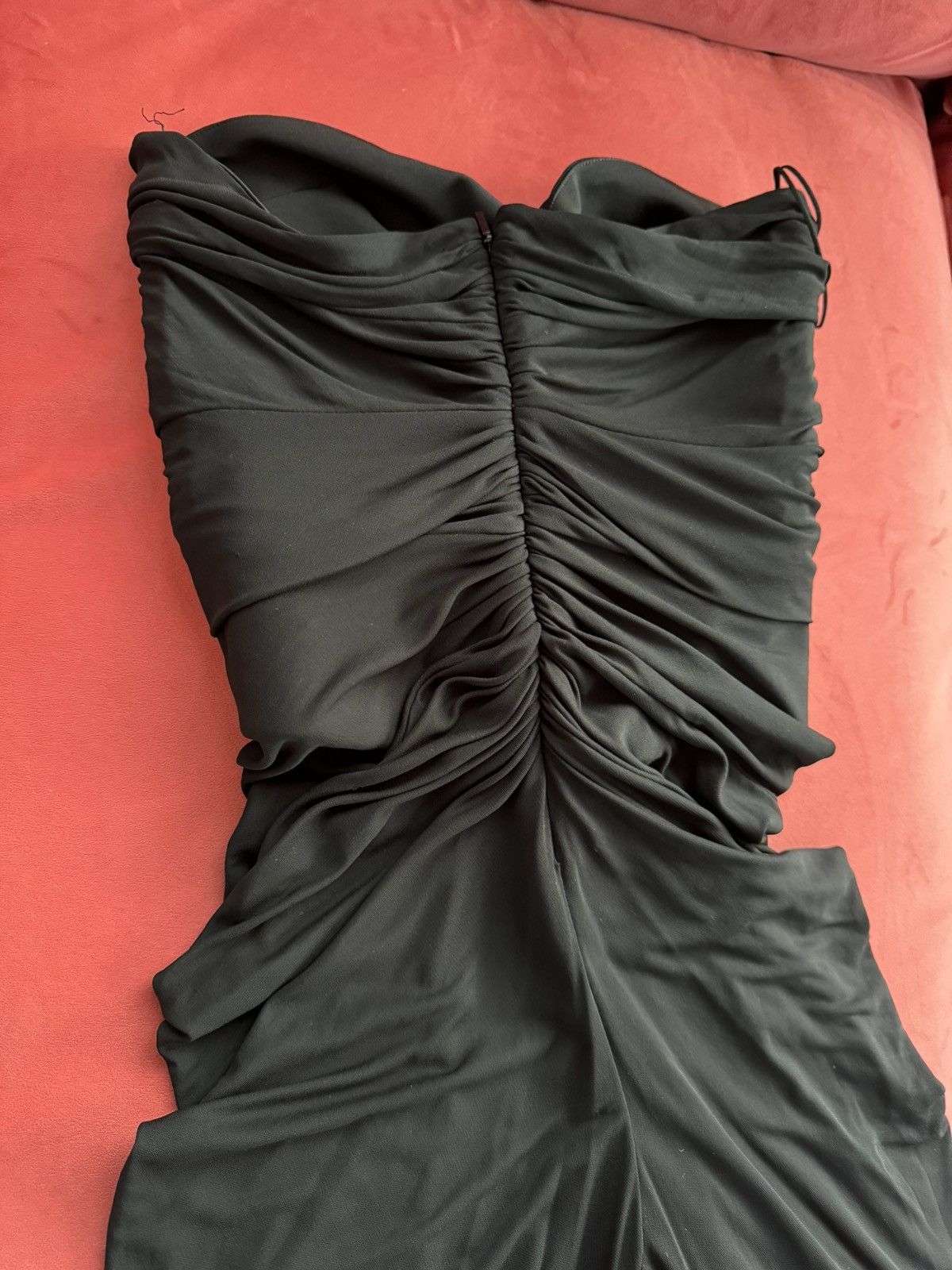 Saint Laurent Paris Saint Laurent black off shoulders jumpsuit, size M Size 27" / US 4 / IT 40 - 13 Thumbnail