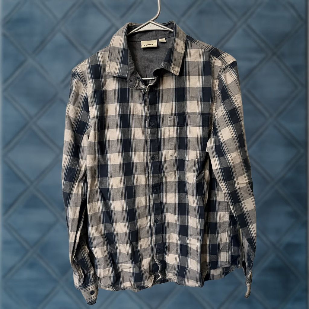 Vans VANS Shirt Mens Small Blue Plaid Long Sleeve Button Down Off The Wall Shirts Mens Small Blue Plaid Long Sleeve Button Up Off The Wall Size US S / EU 44-46 / 1 - 1 Thumbnail