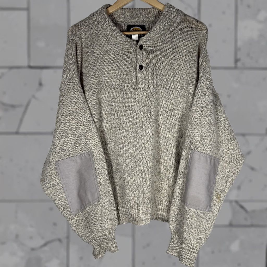 Vintage VTG Cabela's Wool Blend Half Button Down Pullover Sweater Mens Size L USA Gray Button Pullover Sweater Mens Size US L / EU 52-54 / 3 - 1 Thumbnail