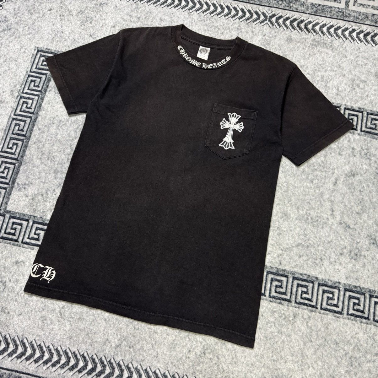Chrome Hearts RARE! 2010s DOUBLE CROSS NECK PRINT Size US M / EU 48-50 / 2 - 2 Thumbnail