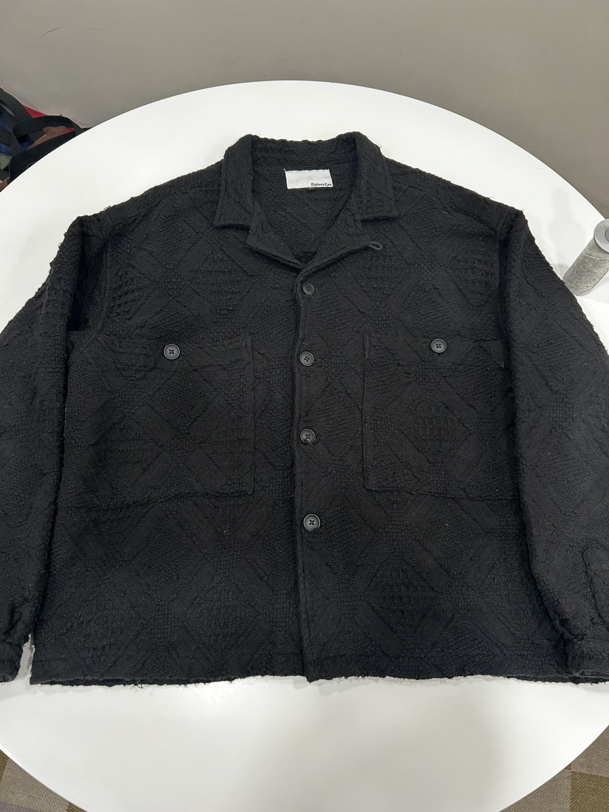 18 East 18East Handloom Knit Overshirt Size US XL / EU 56 / 4 - 1 Thumbnail