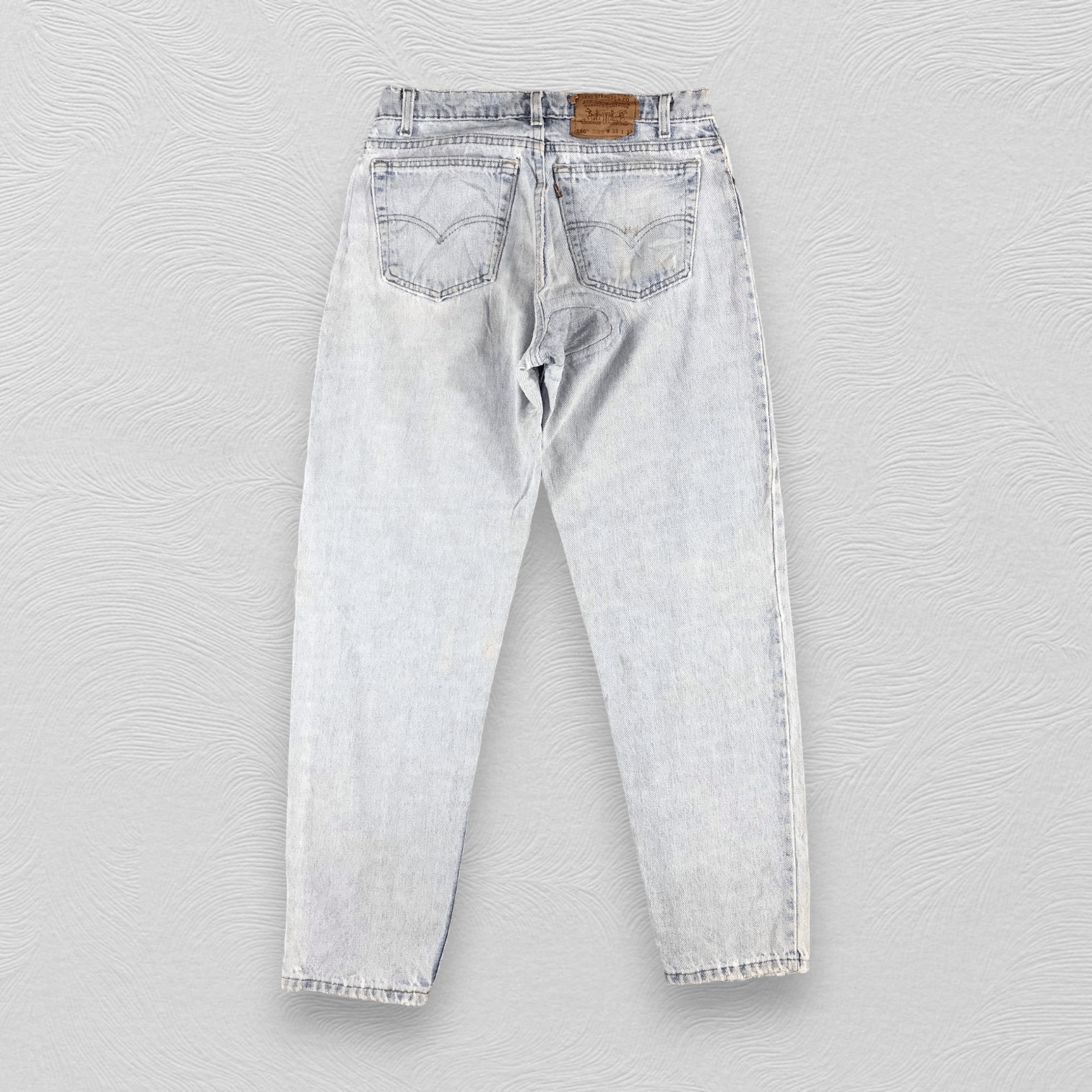 Levi's Vintage 90s Levis 550 Jeans Light Wash Denim KJ929 Size US 32 / EU 48 - 2 Thumbnail