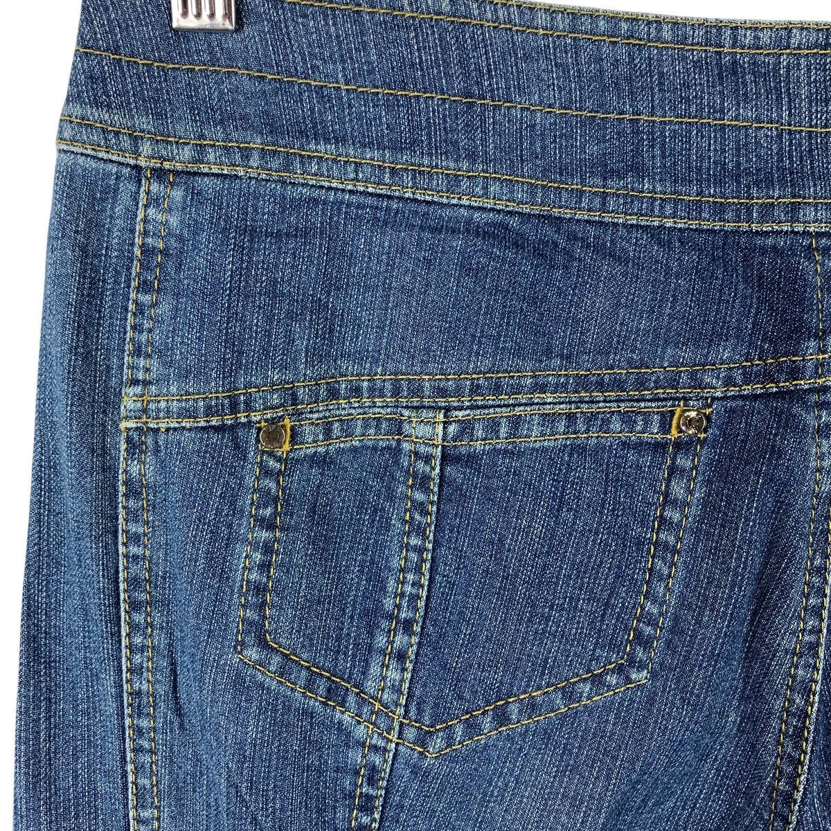 Sonia Rykiel × Vintage Vintage SONIA RYKIEL women flared reconstructed blue jeans Size 30" / US 8 / IT 44 - 17 Thumbnail