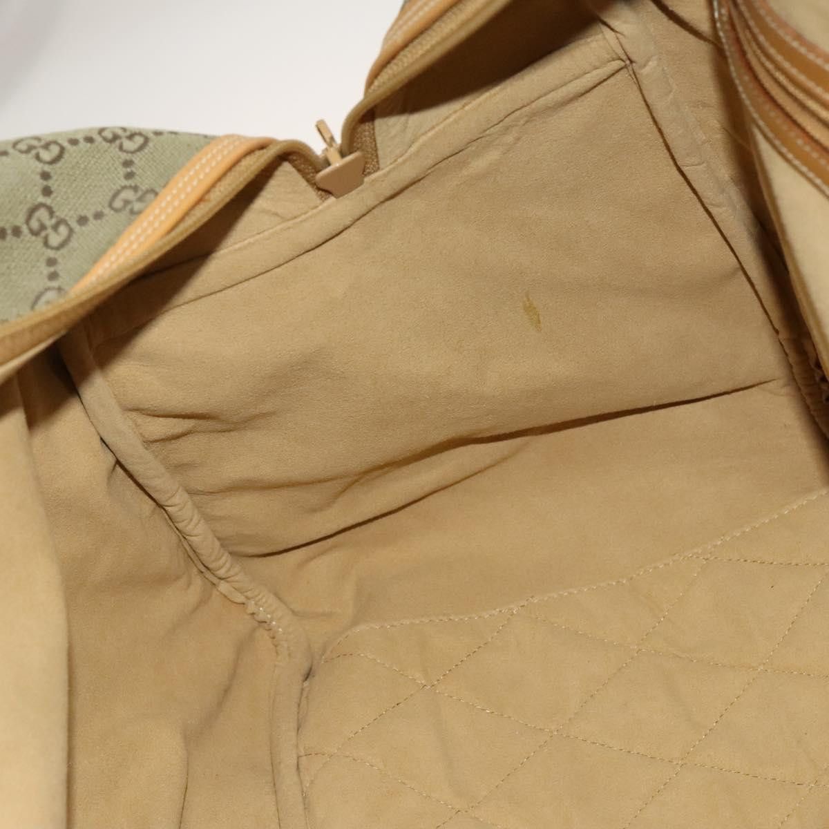 Gucci GUCCI GG Canvas Boston Bag Gold Beige Size ONE SIZE - 22 Thumbnail