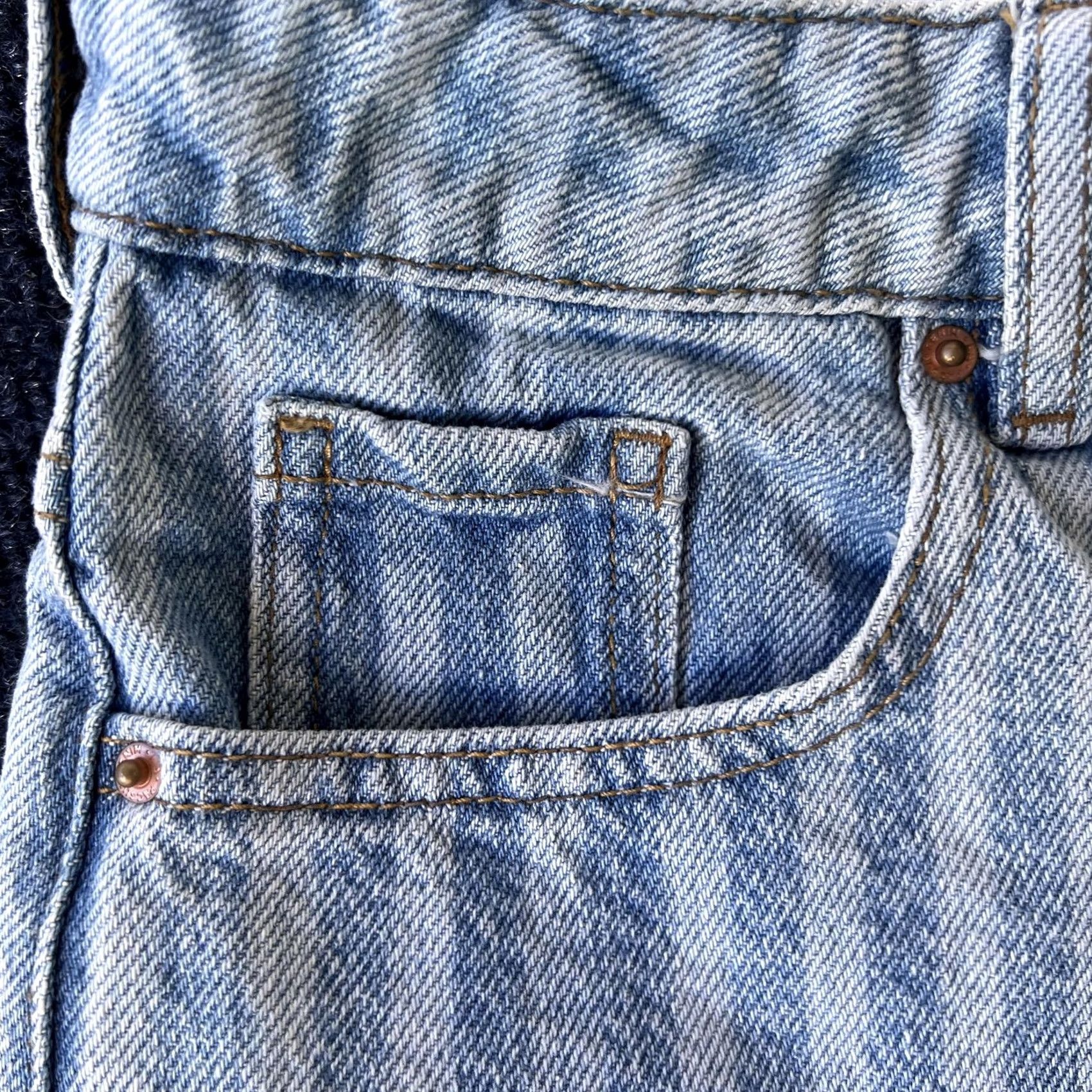 Pacsun PacSun Shorts Womens 27 Light Wash Mom Short Denim Tonal Stripe High Rise Cuffed Size 27" / US 4 / IT 40 - 2 Thumbnail