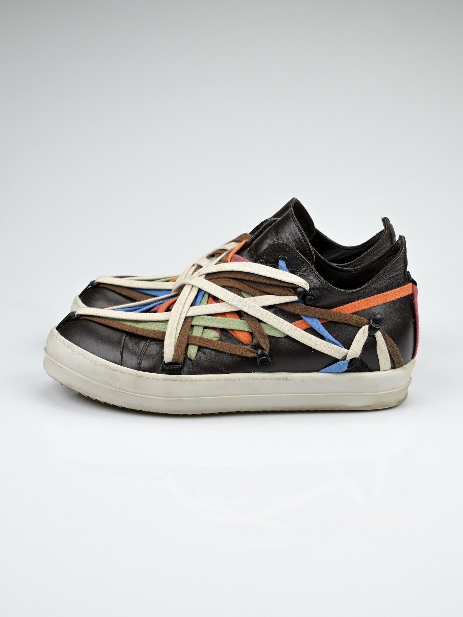 Rick Owens Multicolor Megalace Ramones Size US 9.5 / EU 42-43 - 4 Thumbnail
