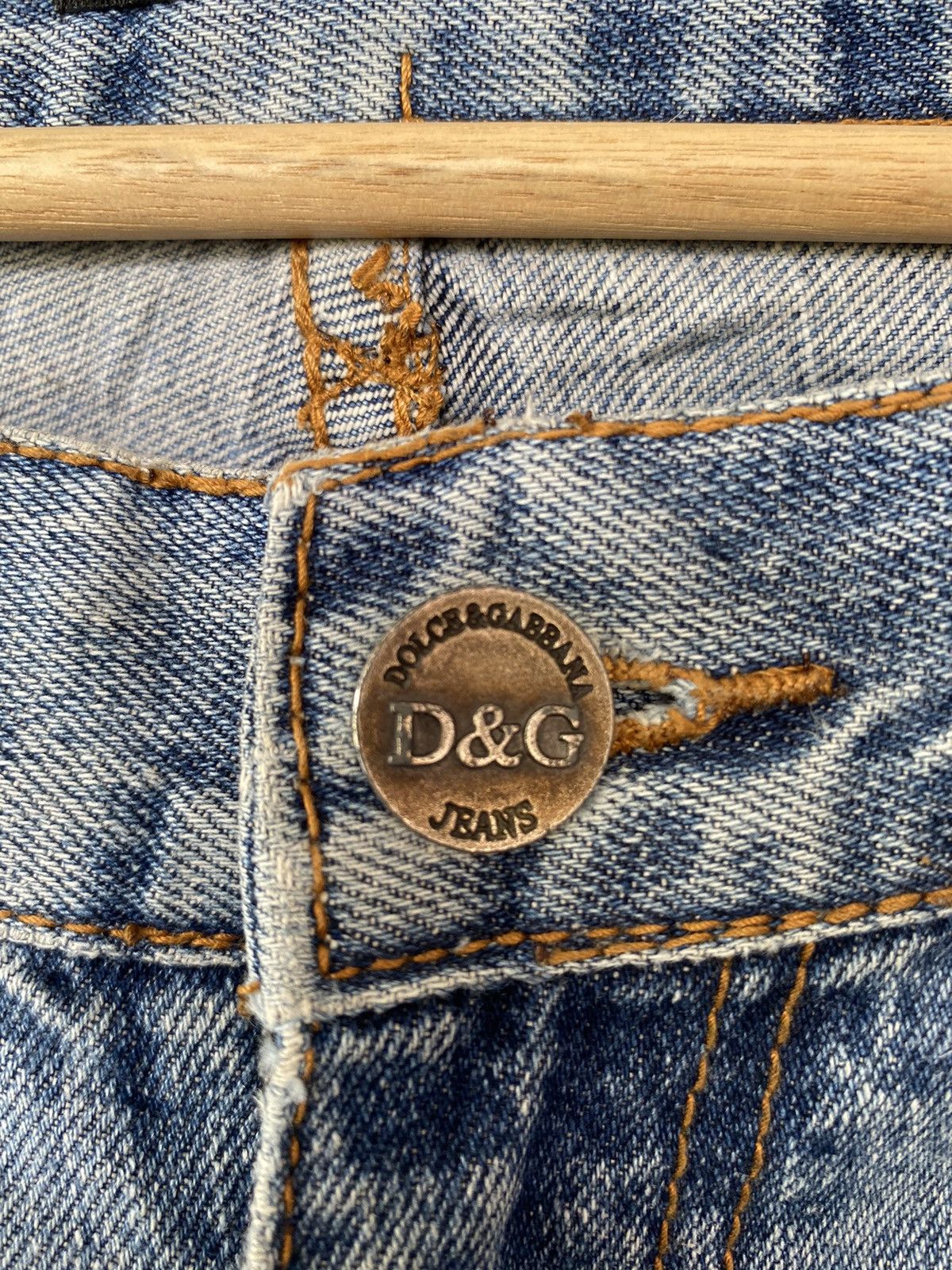 Dolce & Gabbana Vintage Dolce & Gabbana Distressed Ripped Jeans Size US 32 / EU 48 - 9 Thumbnail