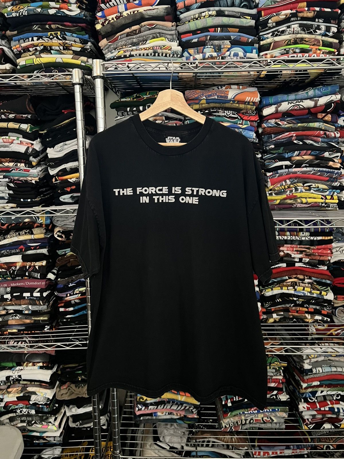Star Wars 90s Episode IV The Force is Strong in This One Darth Vader Size US XXL / EU 58 / 5 - 1 Thumbnail