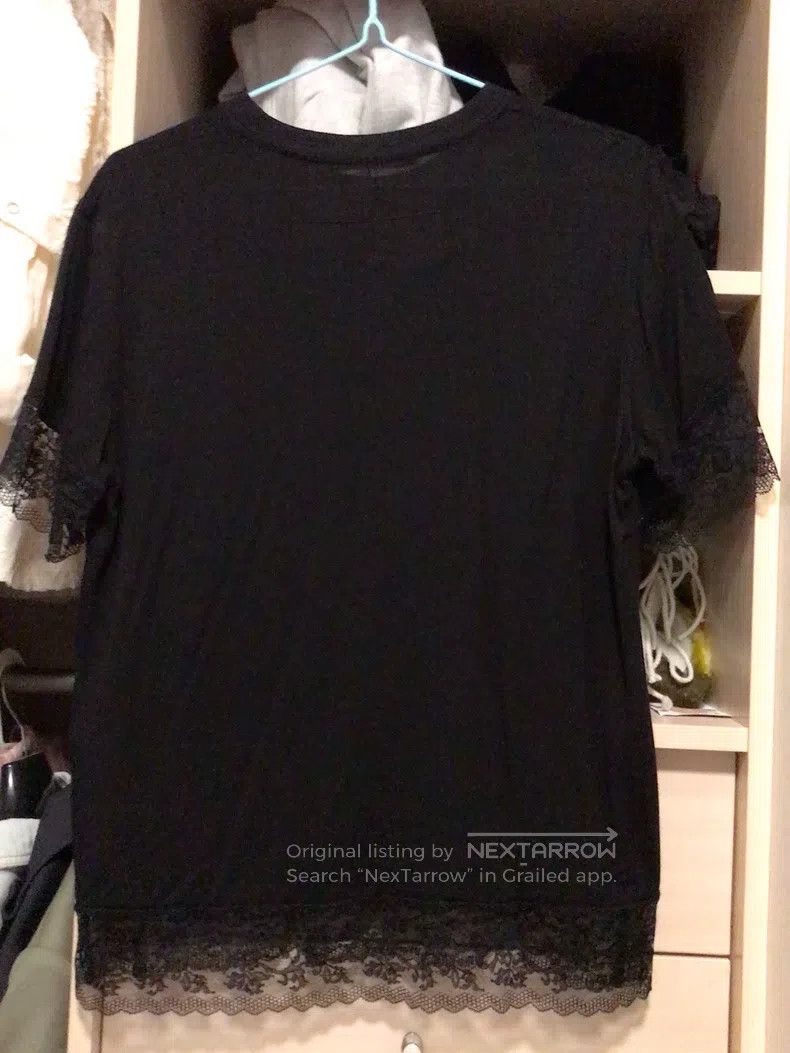 Givenchy Givenchy Black Lace T-Shirt - Size 38 Size US S / EU 44-46 / 1 - 2 Thumbnail