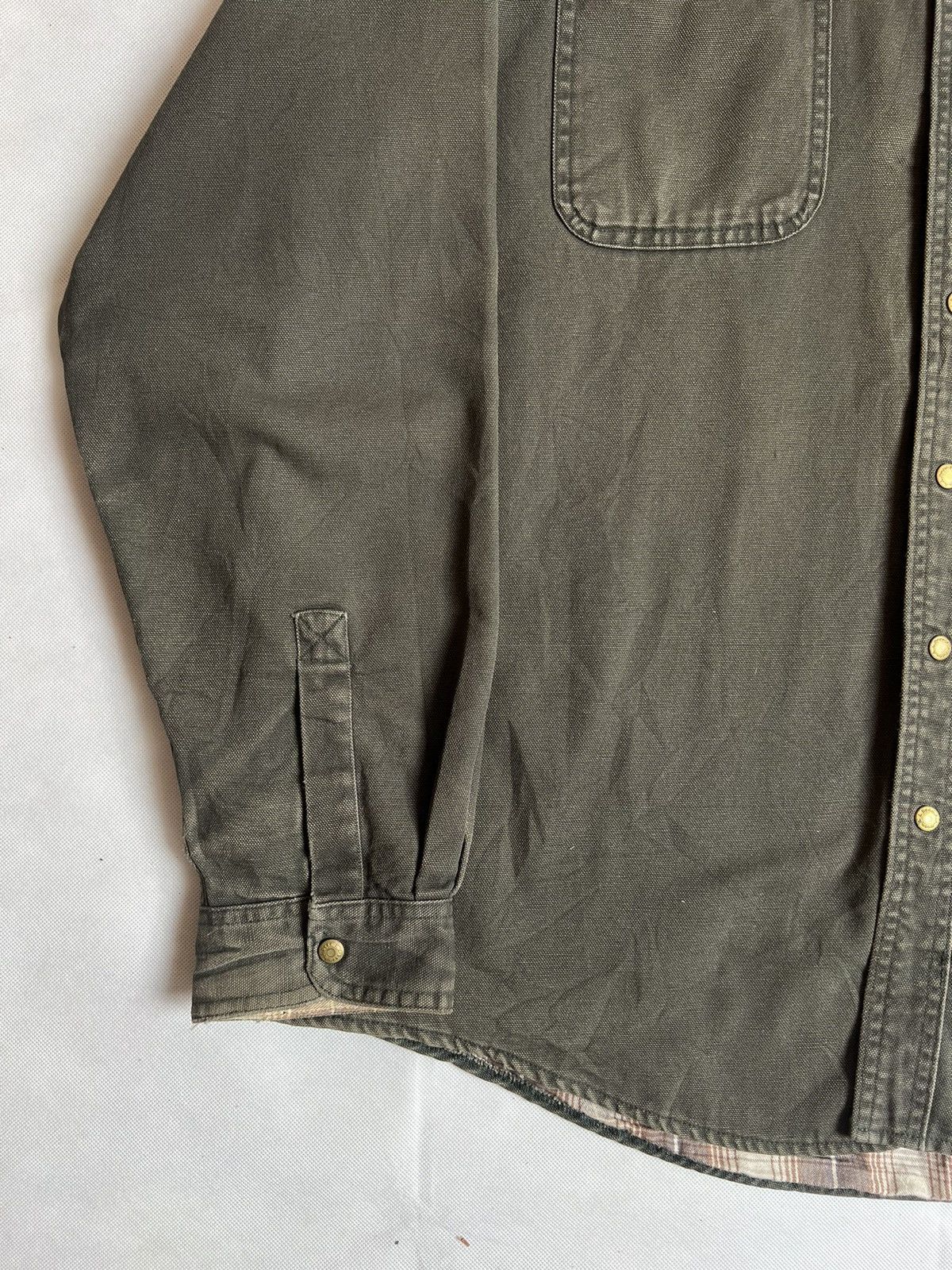 L.L. Bean Vintage L.L. Bean Sun Faded Flannel Lined Button Up Shirt Size US XL / EU 56 / 4 - 5 Thumbnail