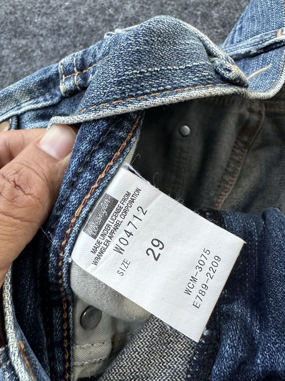 Wrangler Wrangler Flare Faded Washed Vintage Denim D356 Size US 29 - 16 Thumbnail