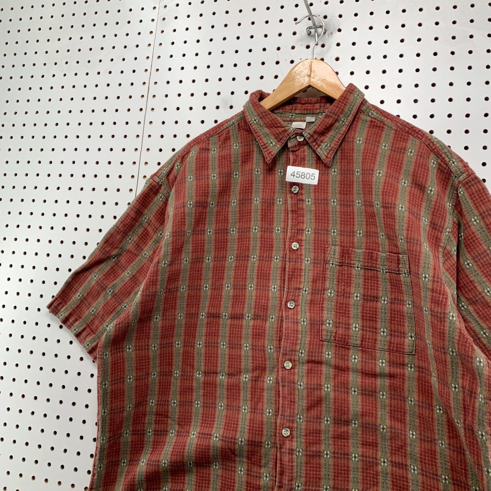The Territory Ahead VINTAGE Territory Ahead Button Shirt Mens 2XLT Red Western Short Sleeve Button-Up Shirt Size US XXL / EU 58 / 5 - 3 Thumbnail