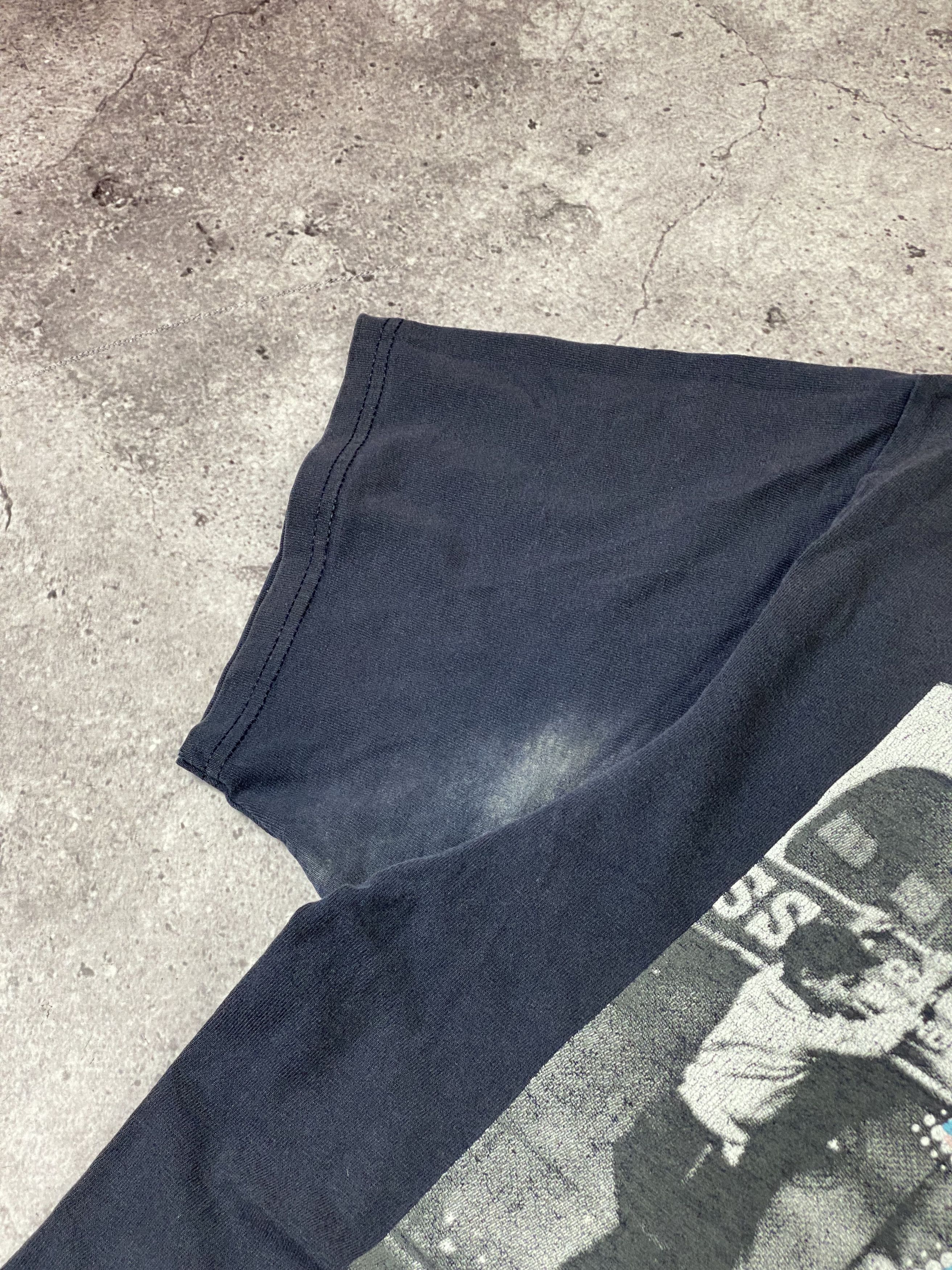 Stussy × Vintage RARE Vintage 90s STUSSY Train Graphite Big Logo T Shirt Size US L / EU 52-54 / 3 - 7 Thumbnail
