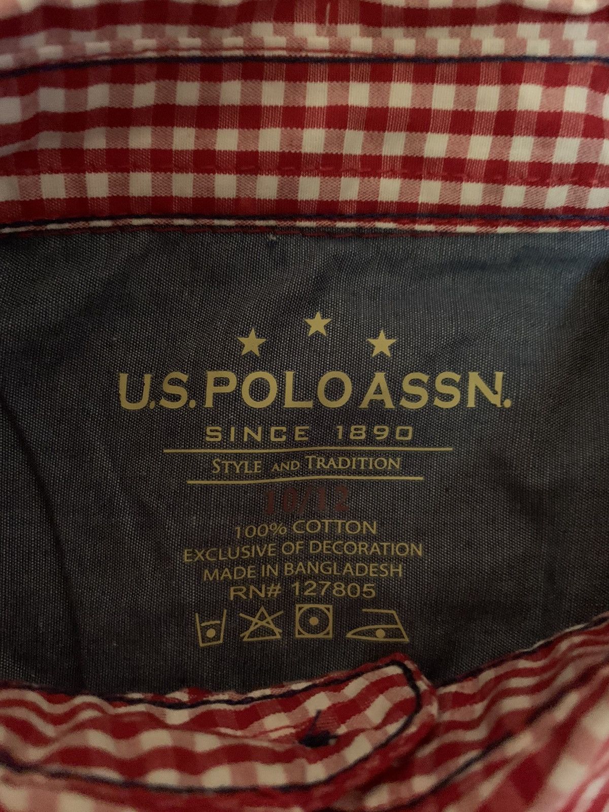 U.S. Polo Assn. × Vintage Polo Buttonup Y2K Fashion Streetwear Casual Thrift Vintage Size US XS / EU 42 / 0 - 3 Thumbnail