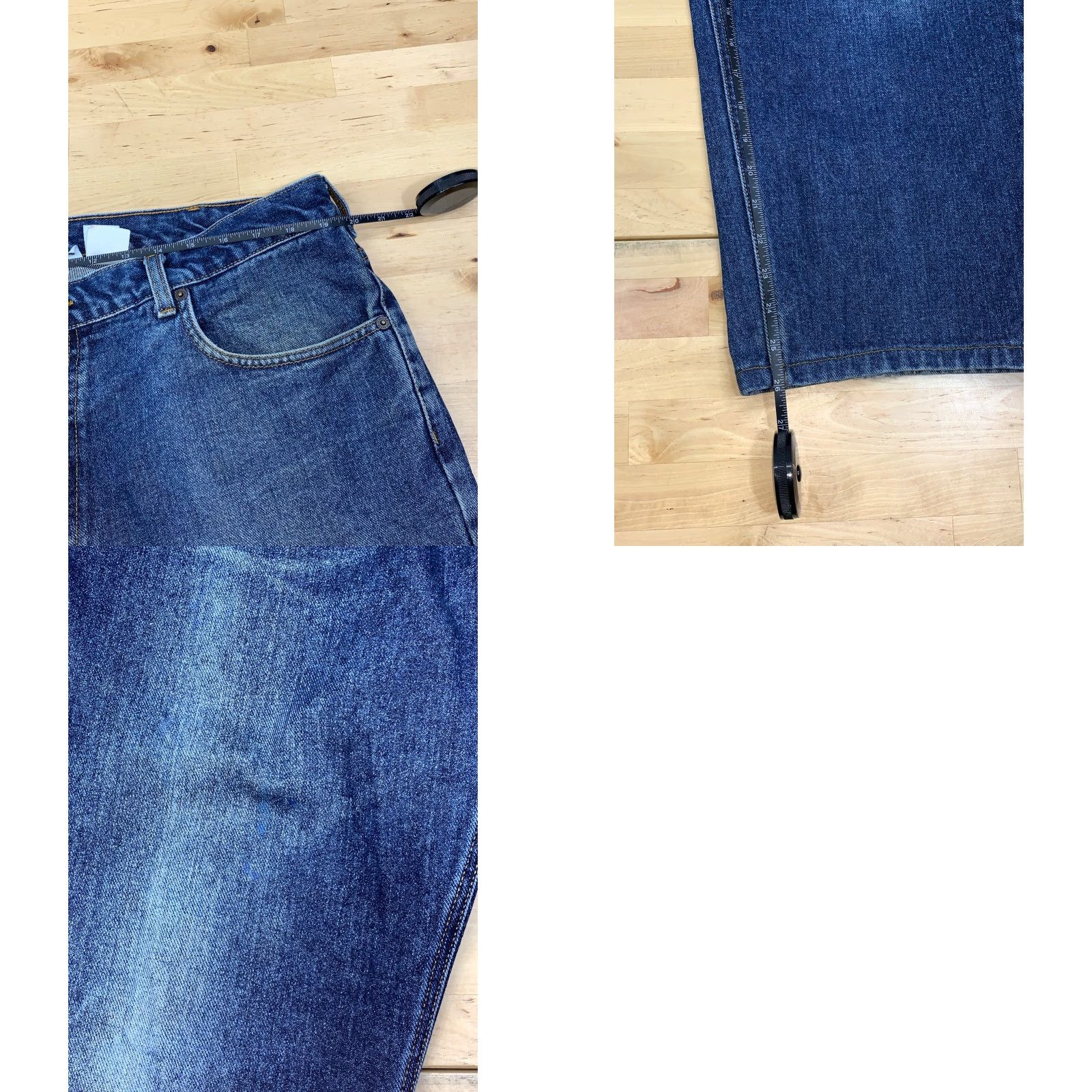 Calvin Klein VINTAGE Calvin Klein Denim Jeans Mens 40x26 Medium Wash Blue USA Jeans Men 40 26 Straight Blue USA Mens Size US 40 / EU 56 - 8 Thumbnail