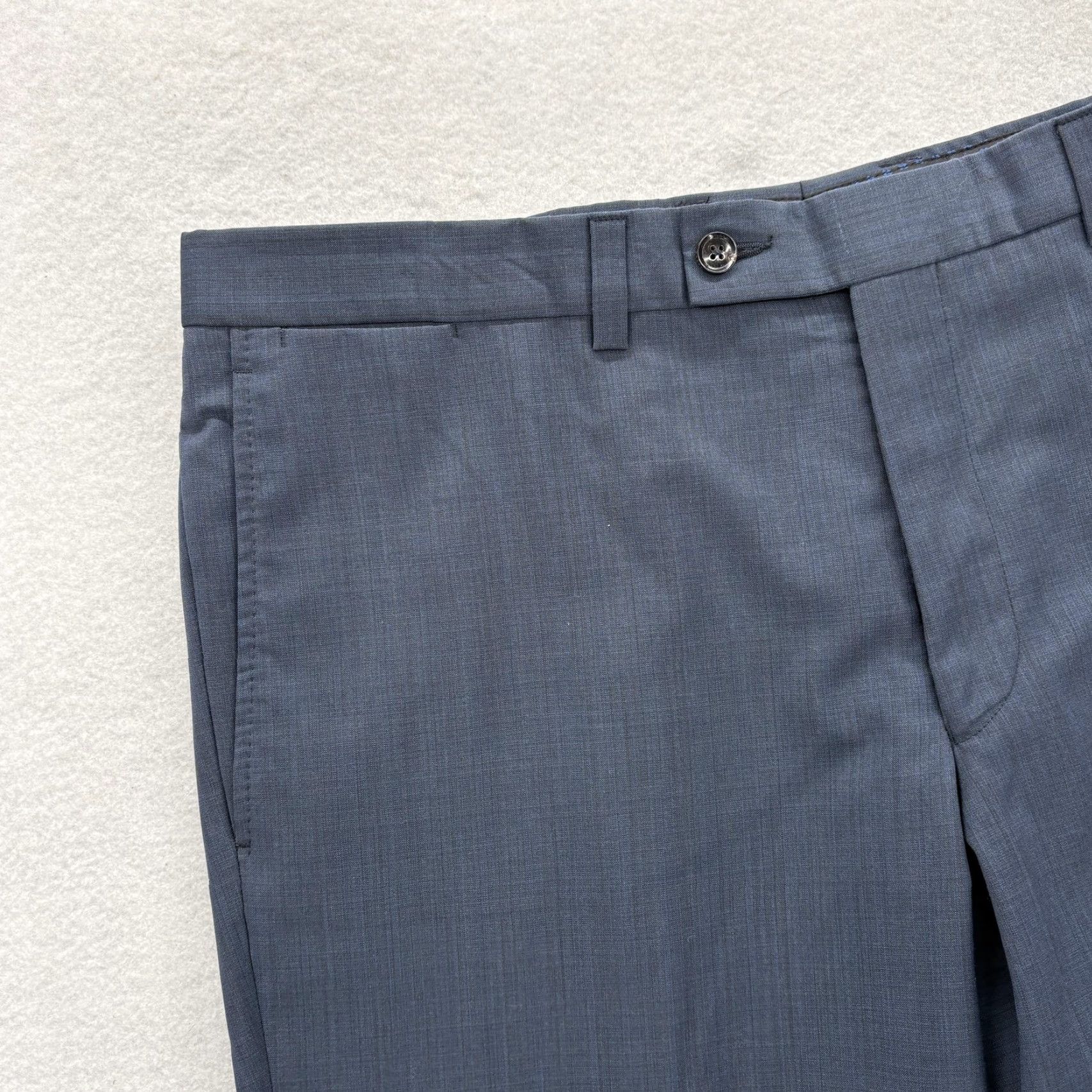 Ted Baker Ted Baker Jefferson Dress Pants Mens 38x32 Blue Wool Jacket? No, Pants. Size US 38 / EU 54 - 3 Thumbnail