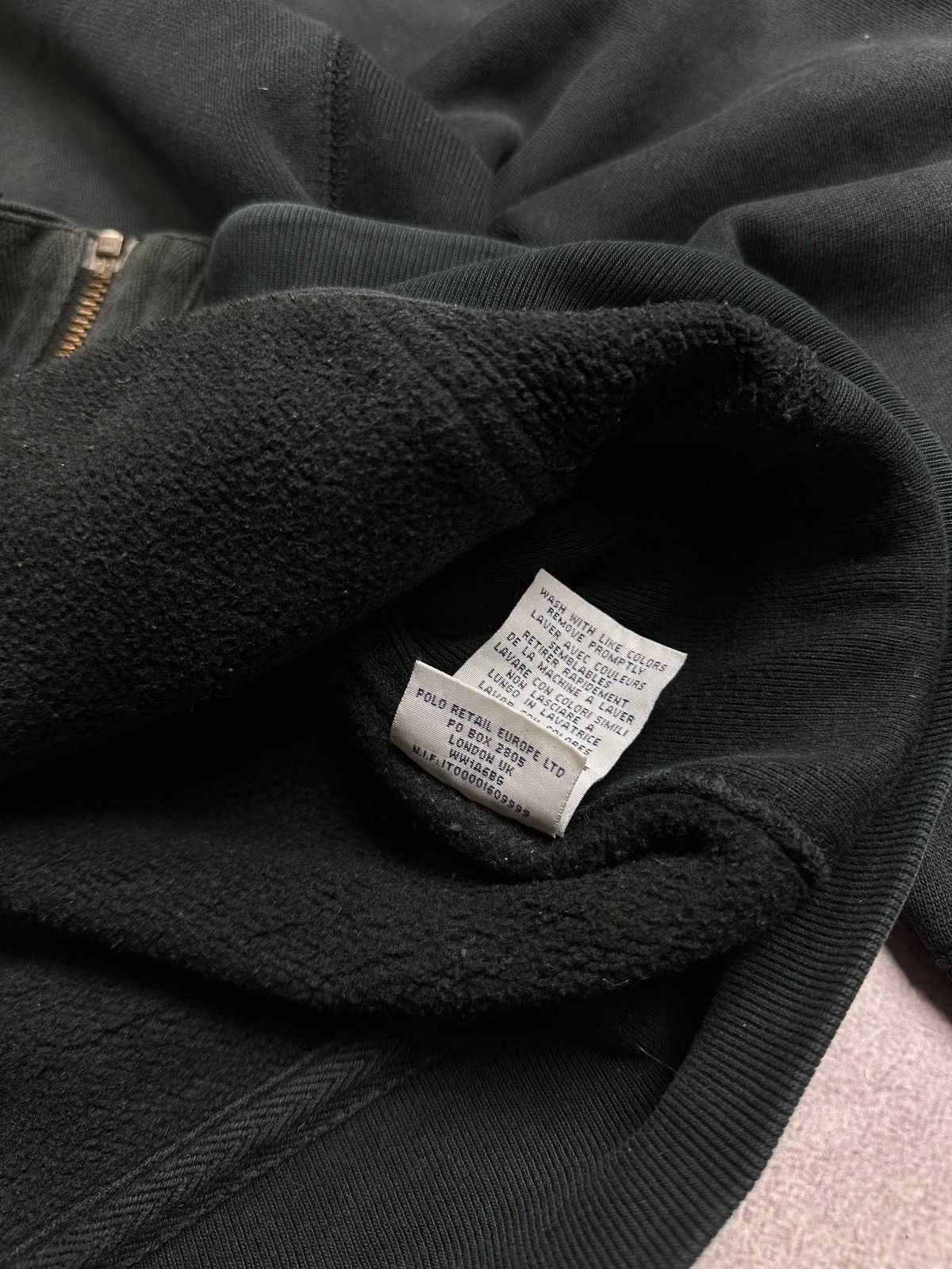 Polo Ralph Lauren Vintage 90s Polo Ralph Lauren Heavy Cotton Zip Hoodie L Size US L / EU 52-54 / 3 - 9 Thumbnail