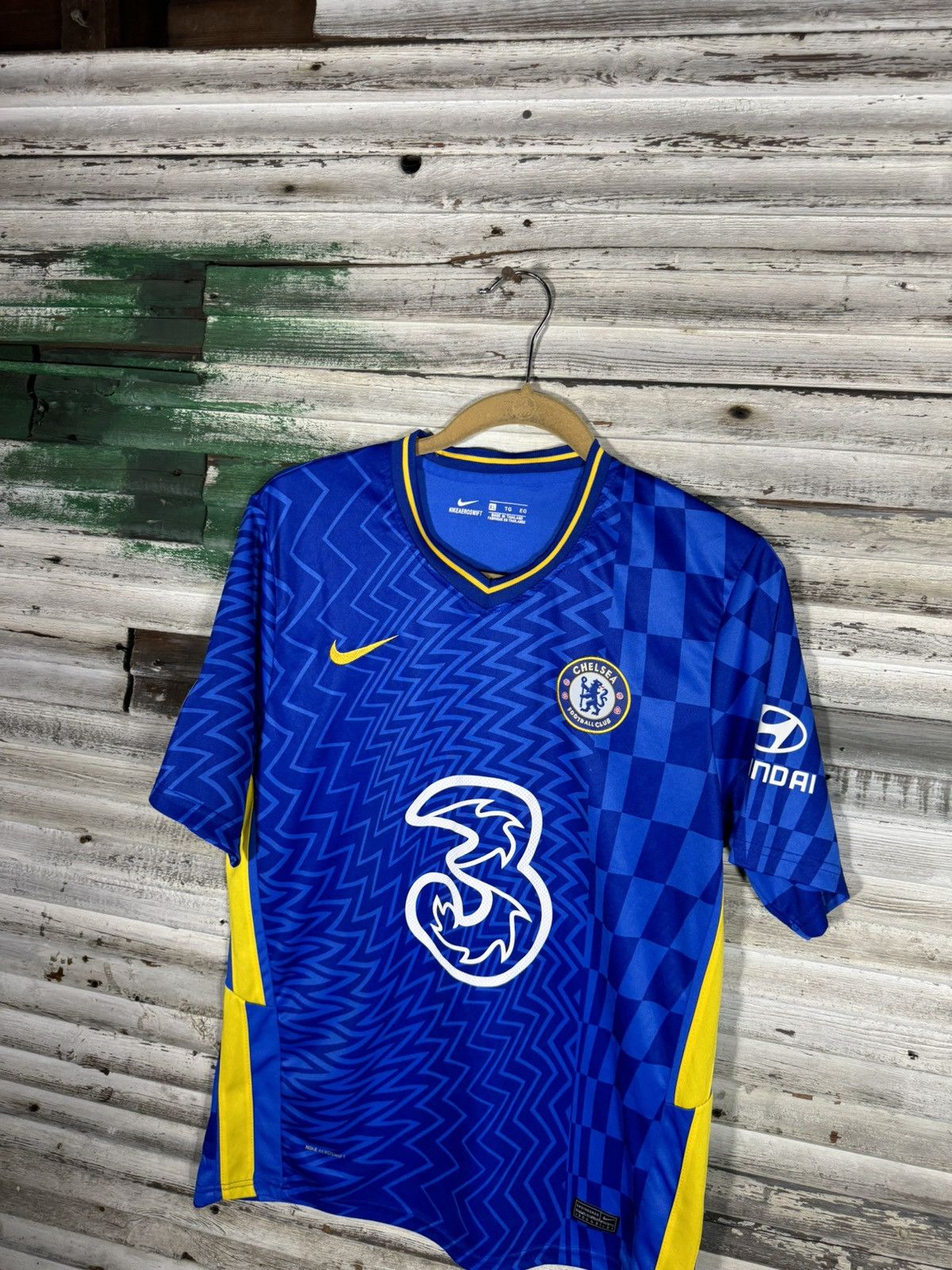 Nike CHELSEA LONDON ENGLAND HOME FOOTBALL SHIRT 2021-2022 JERSEY Size US XL / EU 56 / 4 - 3 Thumbnail