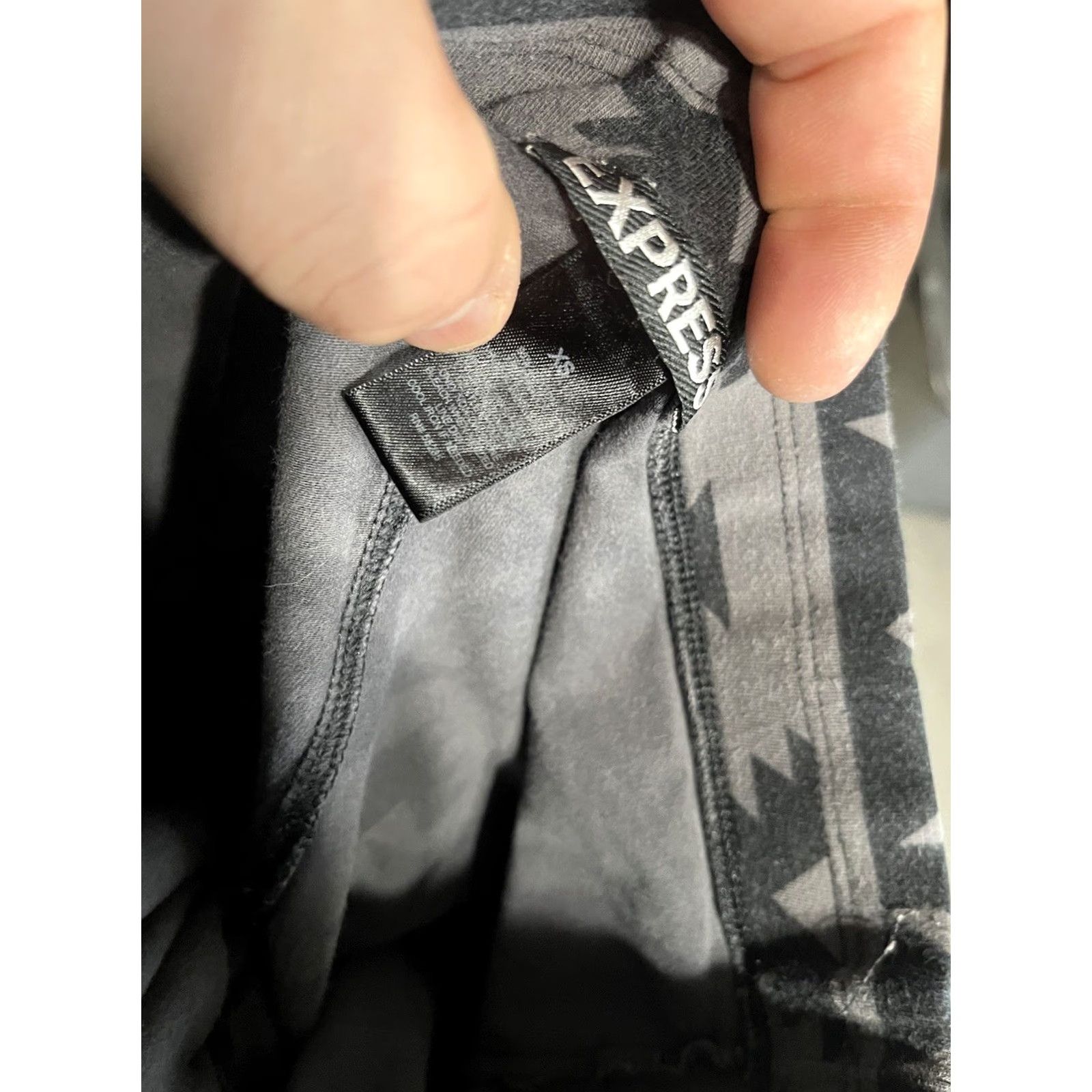 Express Express Leggings Women Black Aztec Print Stretch Ankle XS Size Exercise Activewear Pants Size 26" / US 2 / IT 38 - 5 Thumbnail