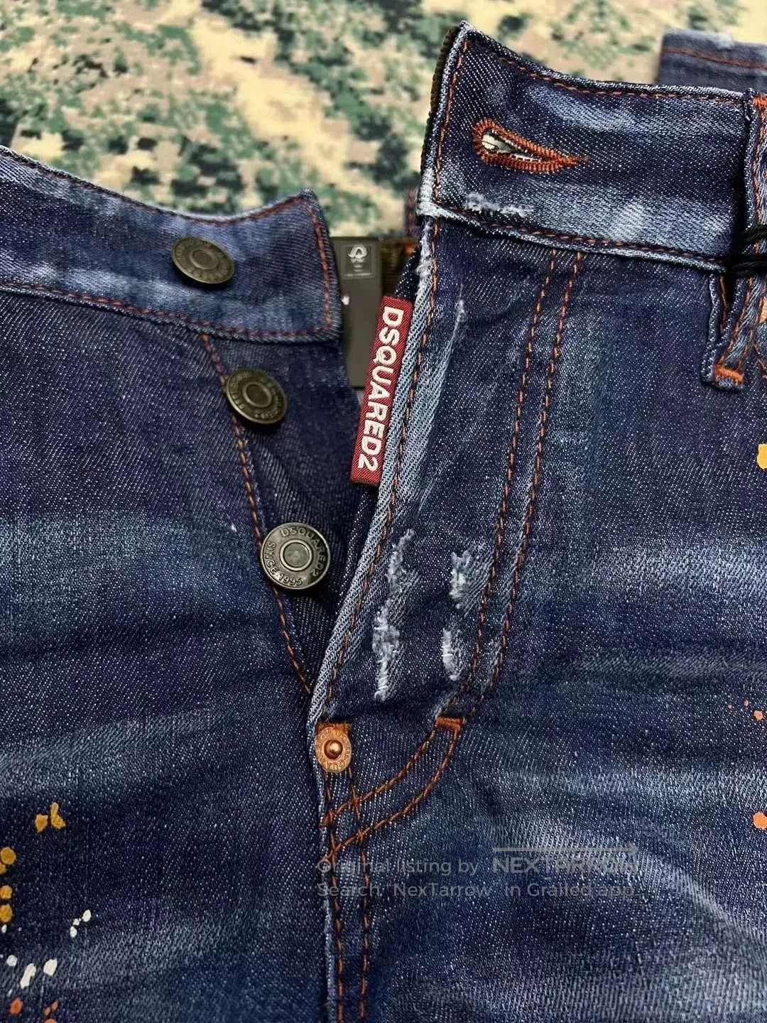 Dsquared2 sexy twist mid-rise skinny jeans. Size 41" - 3 Thumbnail