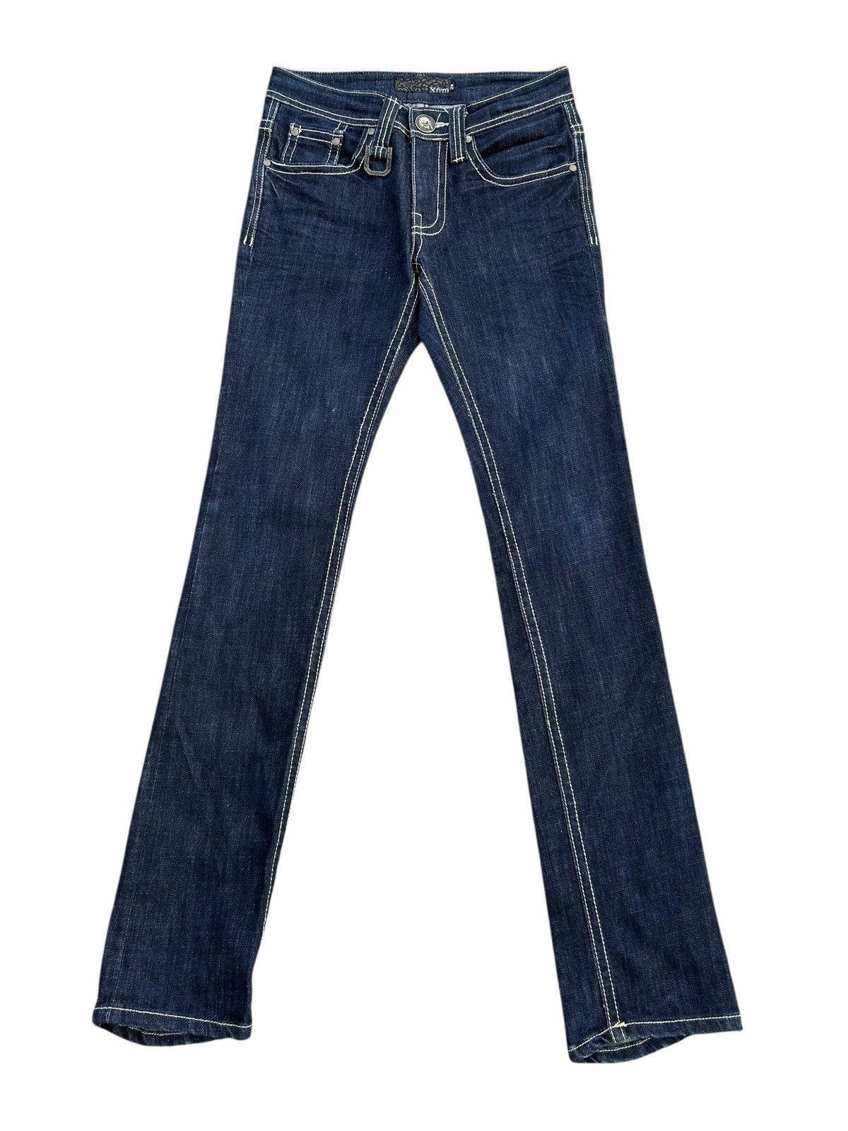If Six Was Nine Skull Xfrm Japanese Punk Bondage Denim jeans Size US 28 / EU 44 - 3 Thumbnail