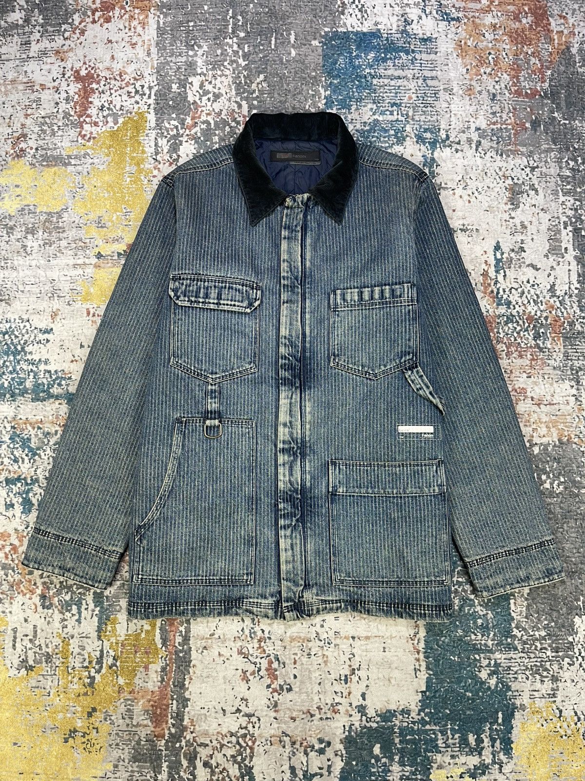 Fragment Design × Levi's Levi’s Fenom x Fragment Design Pinstriped Denim Jacket Size US M / EU 48-50 / 2 - 1 Thumbnail