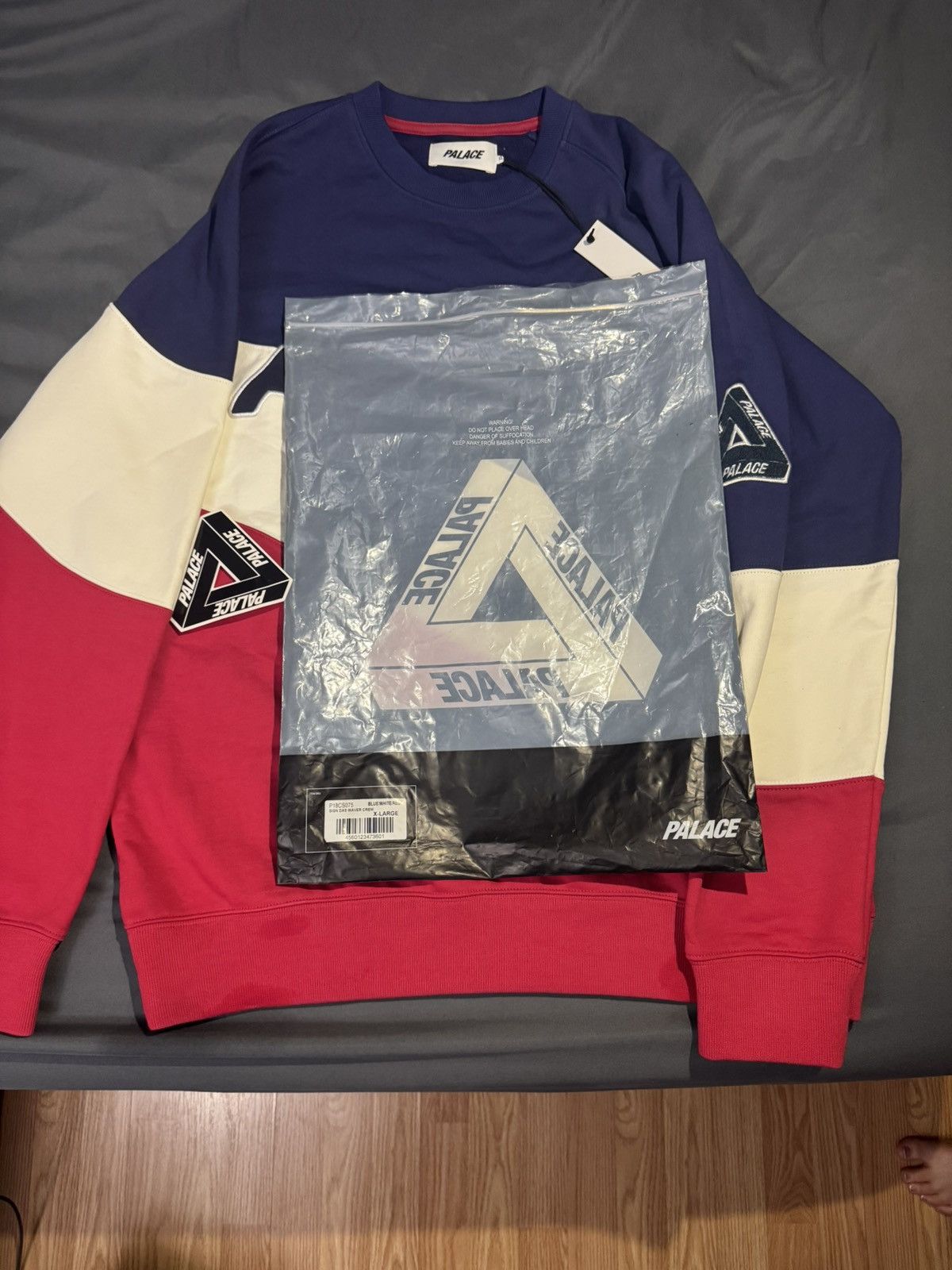 Palace Palace SIGN DAS WAVER CREW Size US XL / EU 56 / 4 - 4 Thumbnail