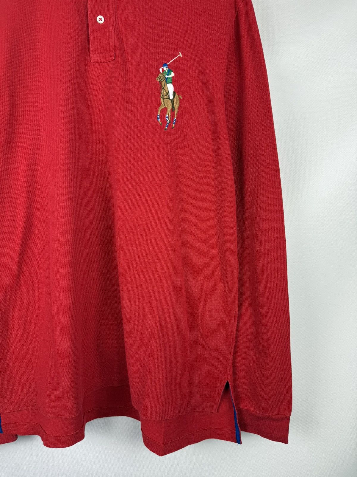 Polo Ralph Lauren Polo By Ralph Lauren Long Sleeve Big Pony 3 Polo Shirt Size US XL / EU 56 / 4 - 4 Thumbnail