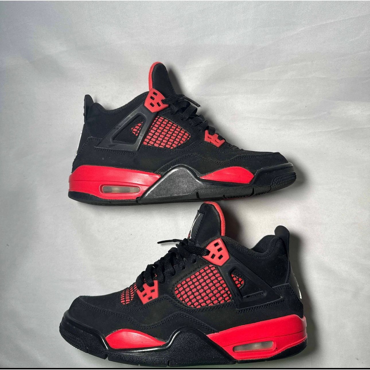Jordan Brand × Nike Size 6 - Nike Air Jordan 4 Retro GS Red Thunder Men's Shoes Size US 6 / EU 39 - 2 Thumbnail
