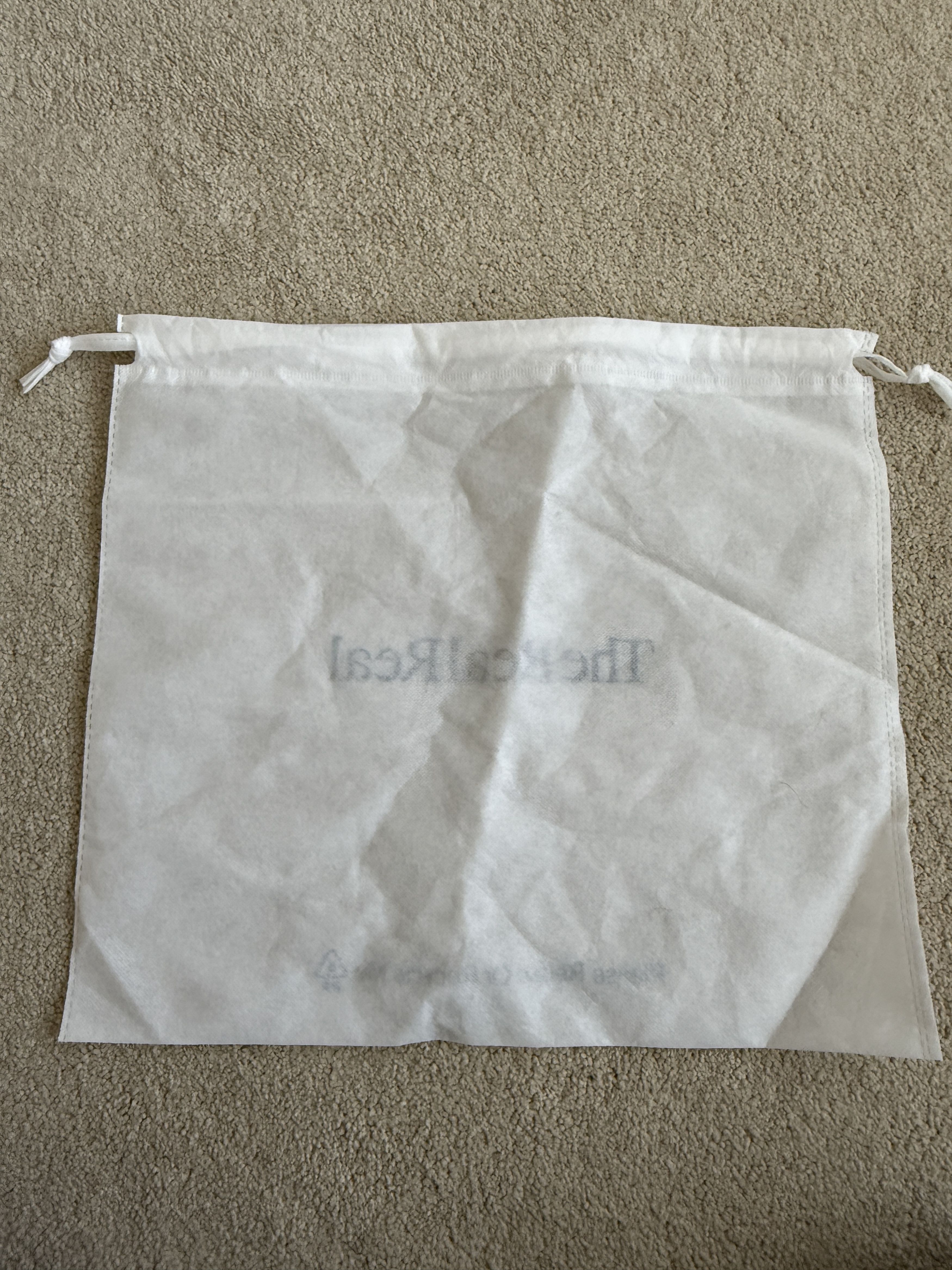 Other Authentic TheRealReal White Cloth Storage Dust Bag Size ONE SIZE - 2 Thumbnail