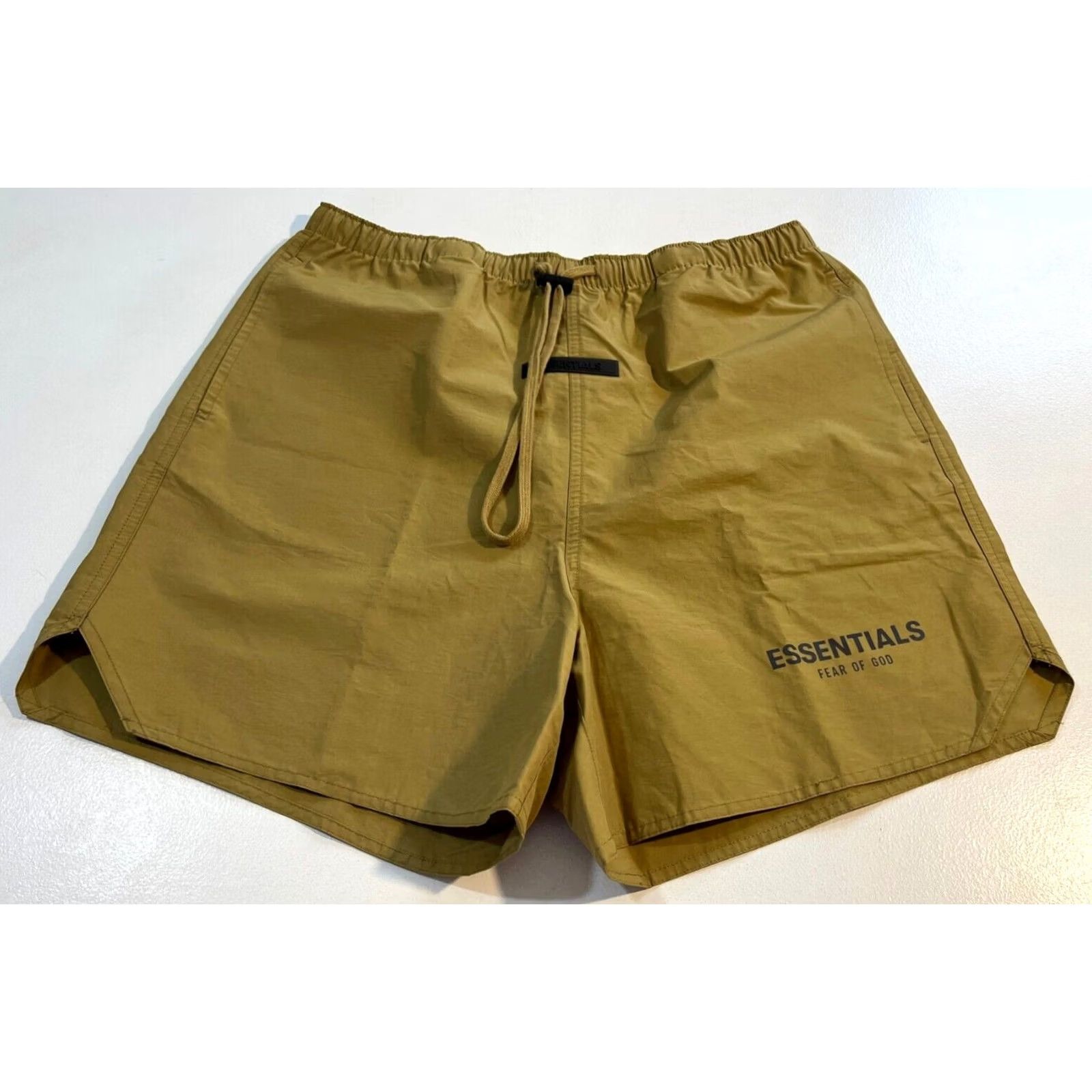 Fear of God Fear of God Essentials Men's Volley Shorts Amber S Shorts tag? Waist Drawstring Athletic Streetwear 5in Inseam Mens Size US 29 - 4 Thumbnail