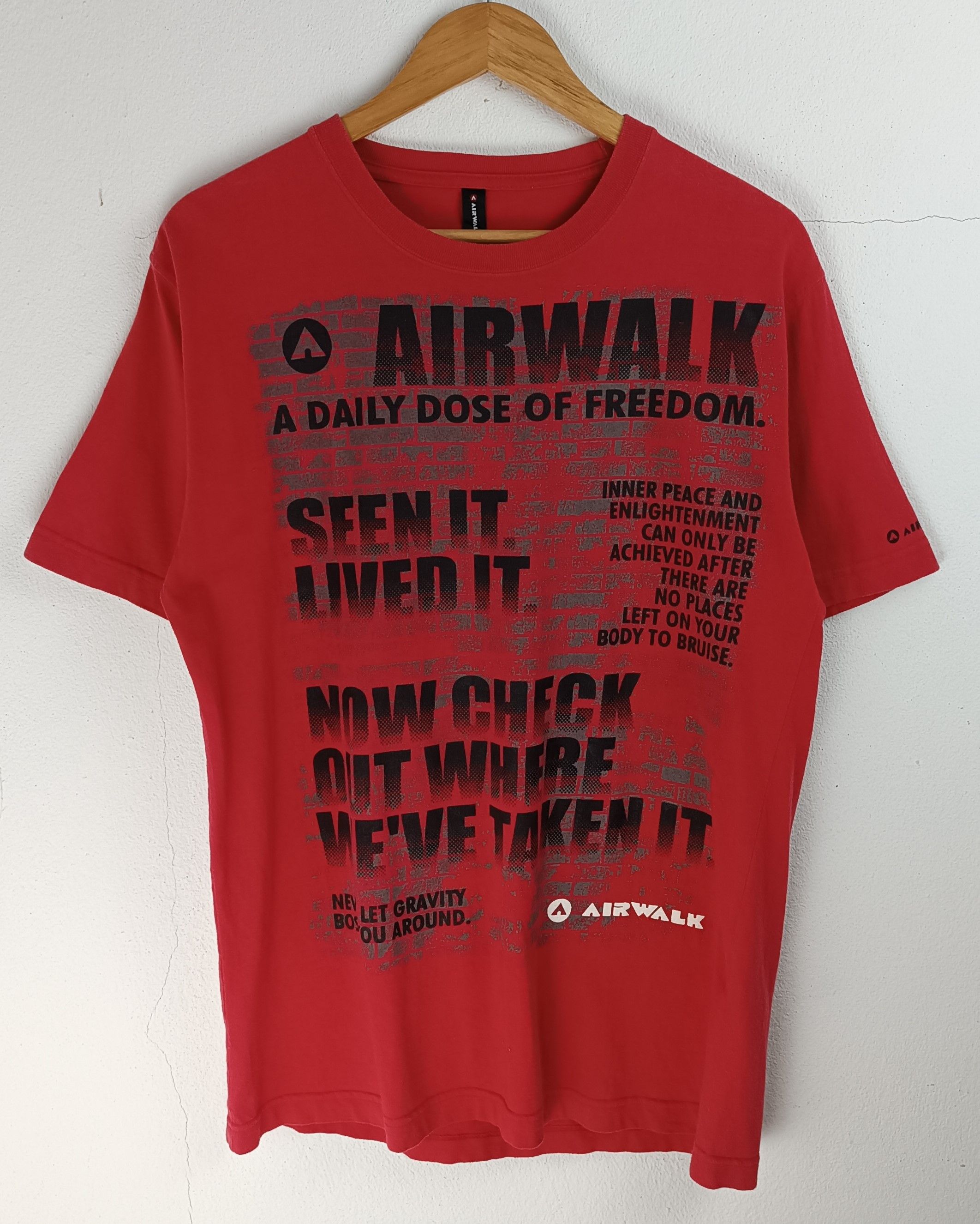 Airwalk VINTAGE Y2K AIRWALK STYLE POEM QUOTE THIS IS Y2K VERY RARE Size US M / EU 48-50 / 2 - 3 Thumbnail