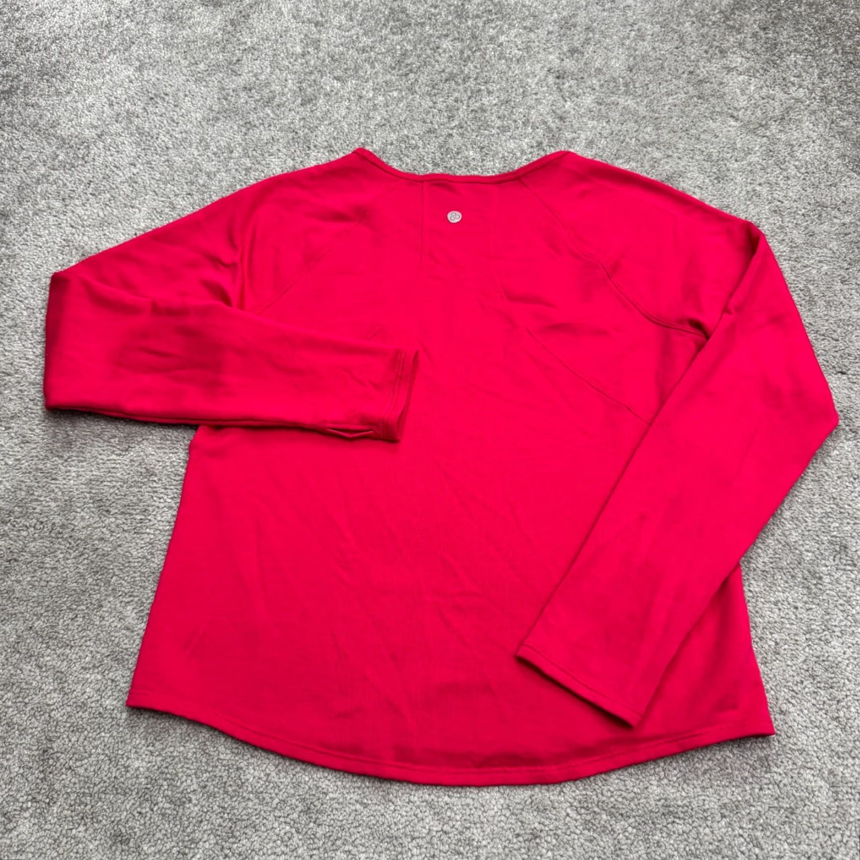 Vintage Zella Pullover Sweatshirt Womens Small Pink Crew Neck Thumbholes Active Stretch Shirt Size S / US 4 / IT 40 - 2 Thumbnail