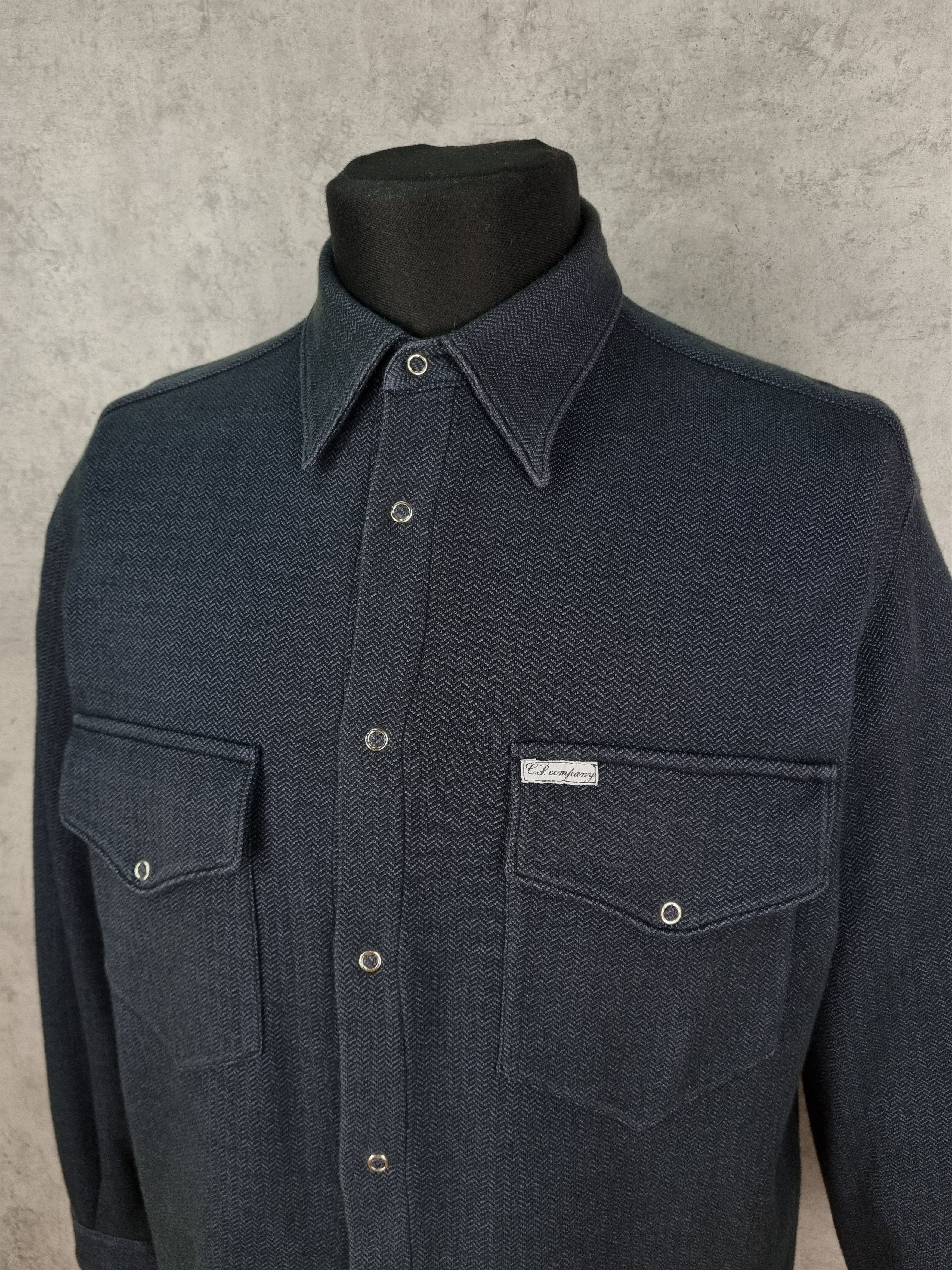 C.P. Company × Vintage Rare CP Company Collar Buttons Shirt Long Sleeve Size US M / EU 48-50 / 2 - 16 Thumbnail