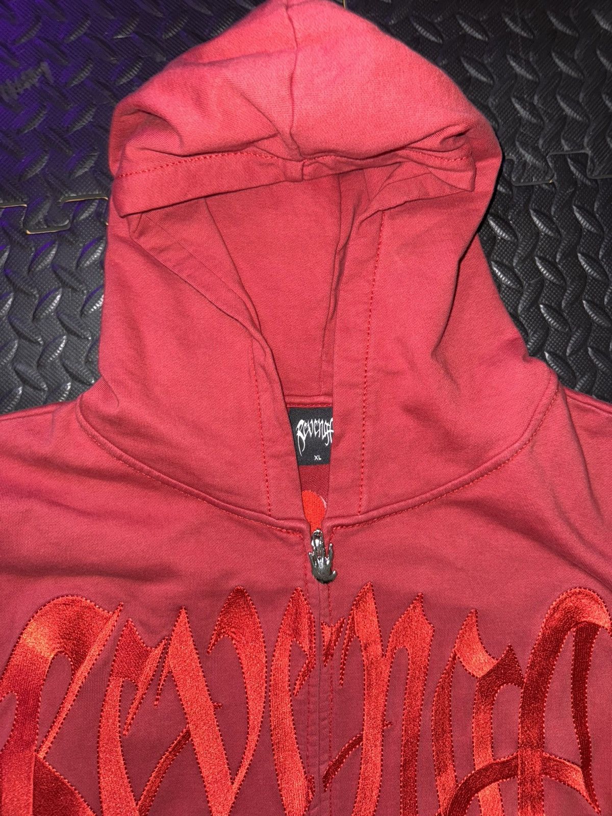 Revenge Revenge X KILL CONTRAST ZIP UP HOODIE Size US XL / EU 56 / 4 - 2 Thumbnail