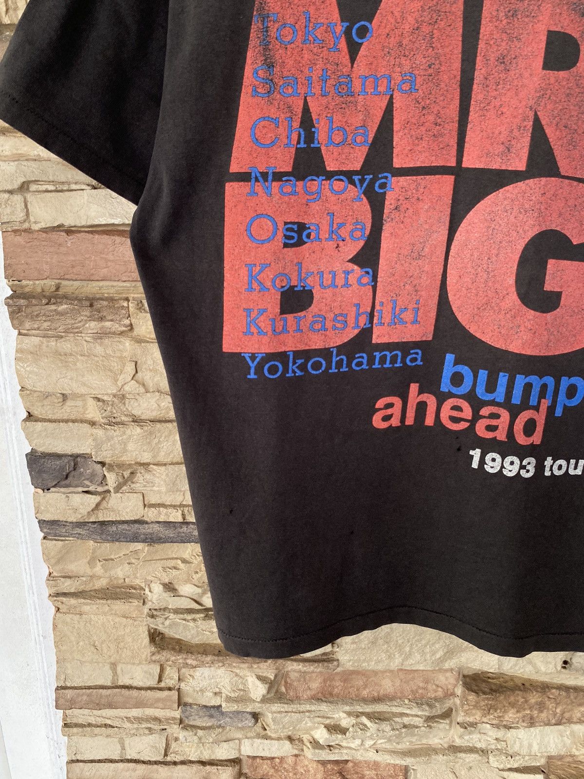 Vintage 1993 Mr. Big Japan Tour Band Tees Distressed Size US L / EU 52-54 / 3 - 15 Thumbnail