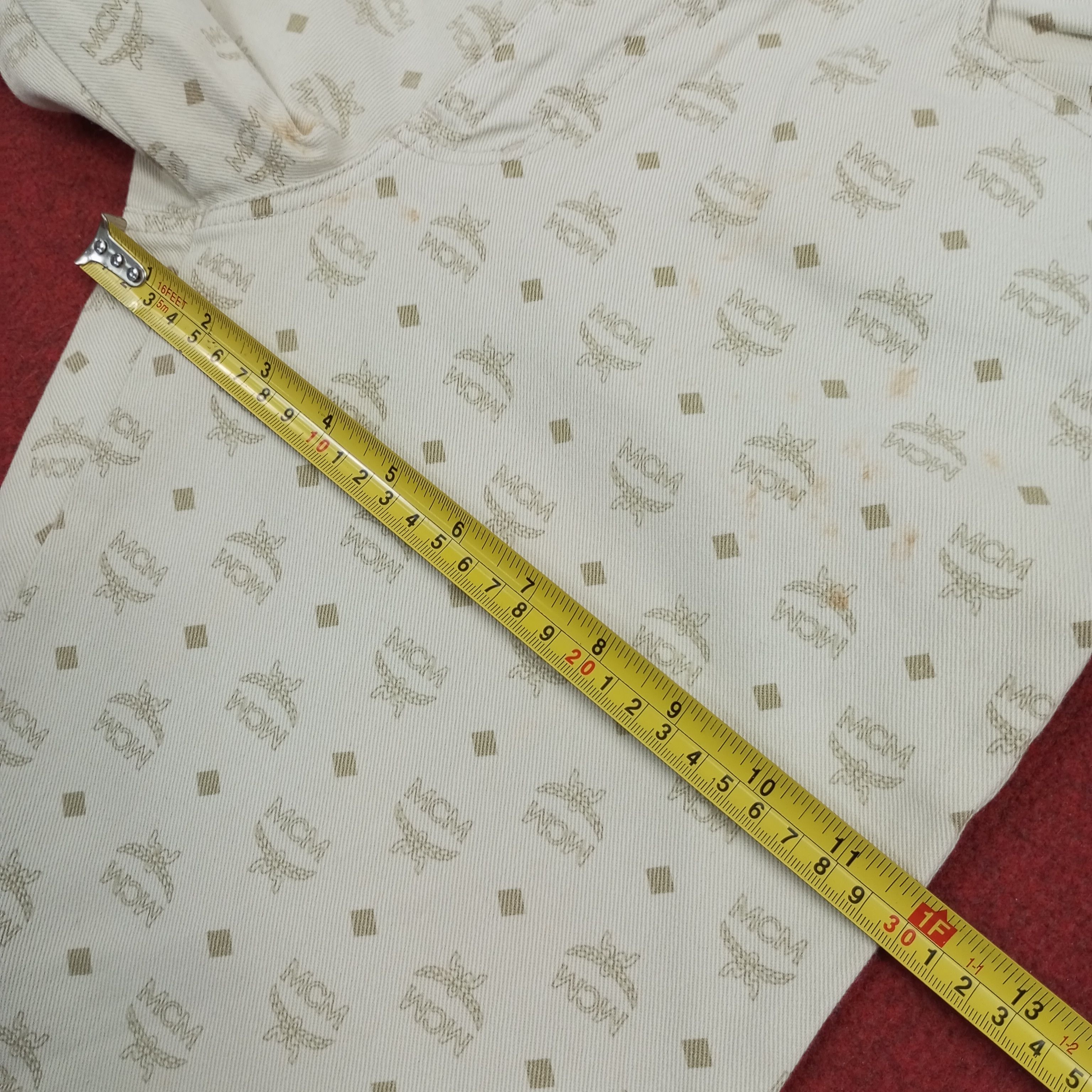 MCM × Vintage MCM Legere Luxury Fashion Brand Monogram Style Pants Size US 29 - 9 Thumbnail