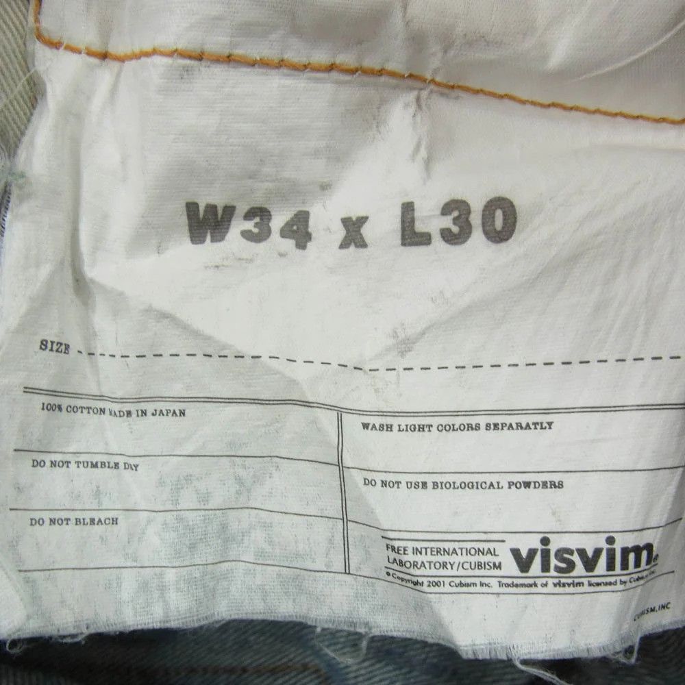 Visvim VISVIM 18SS SOCIAL SCULPTURE 10 DAMAGED 14 JEANS DENIM Size US 34 / EU 50 - 5 Thumbnail
