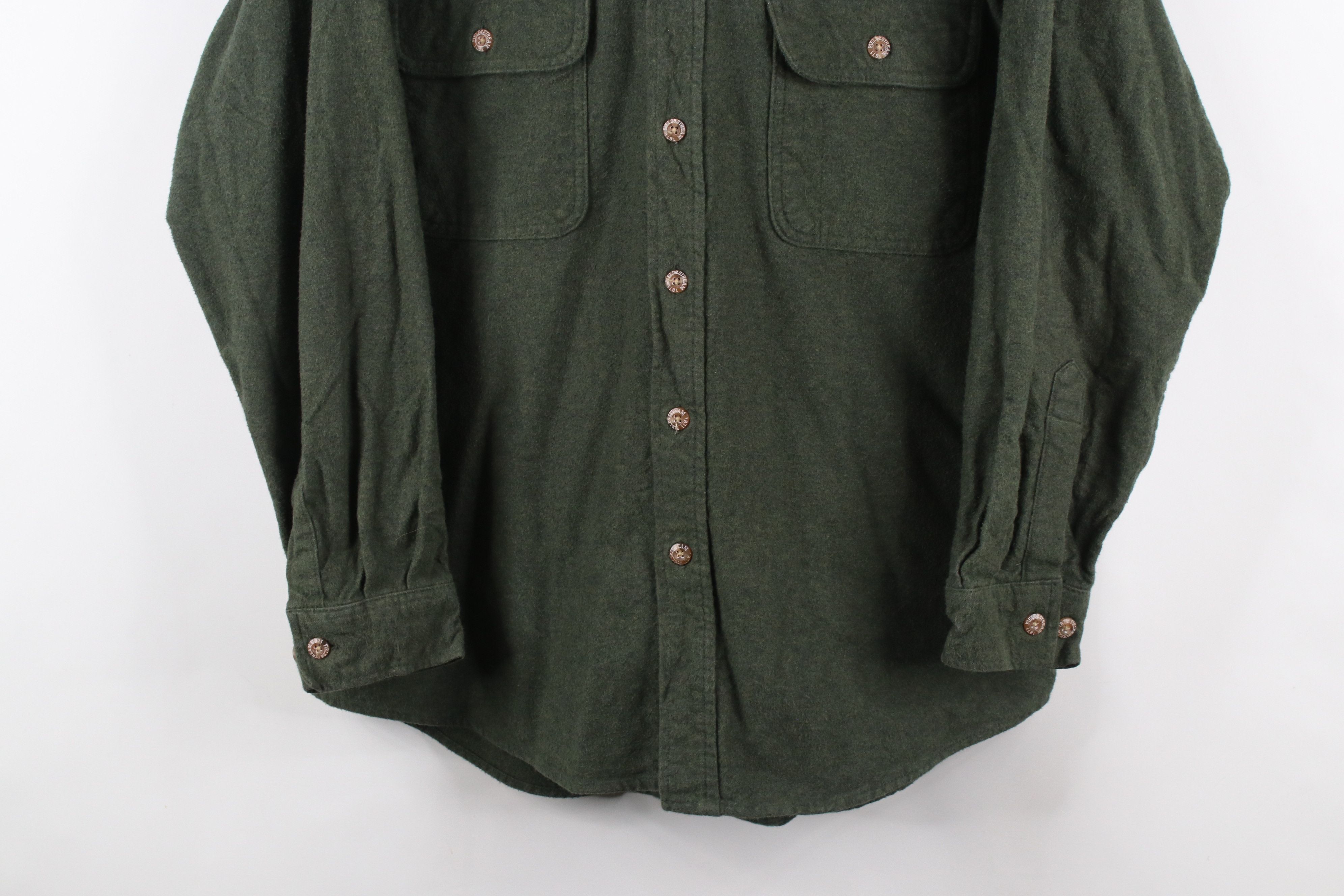 Vintage Vintage 90s Streetwear Heavyweight Cloth Button Shirt Size US M / EU 48-50 / 2 - 3 Thumbnail